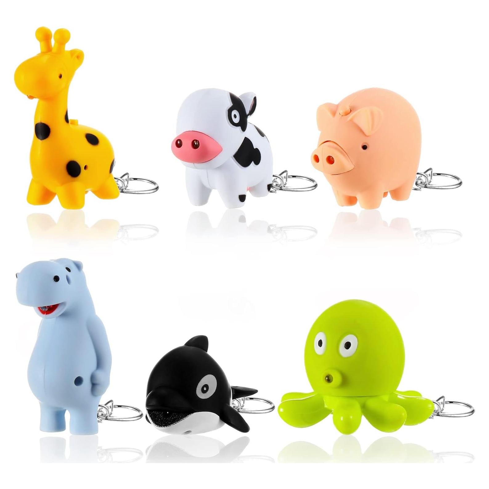 Juego de 6 Linternas de Animales Kenning para Enfermeras