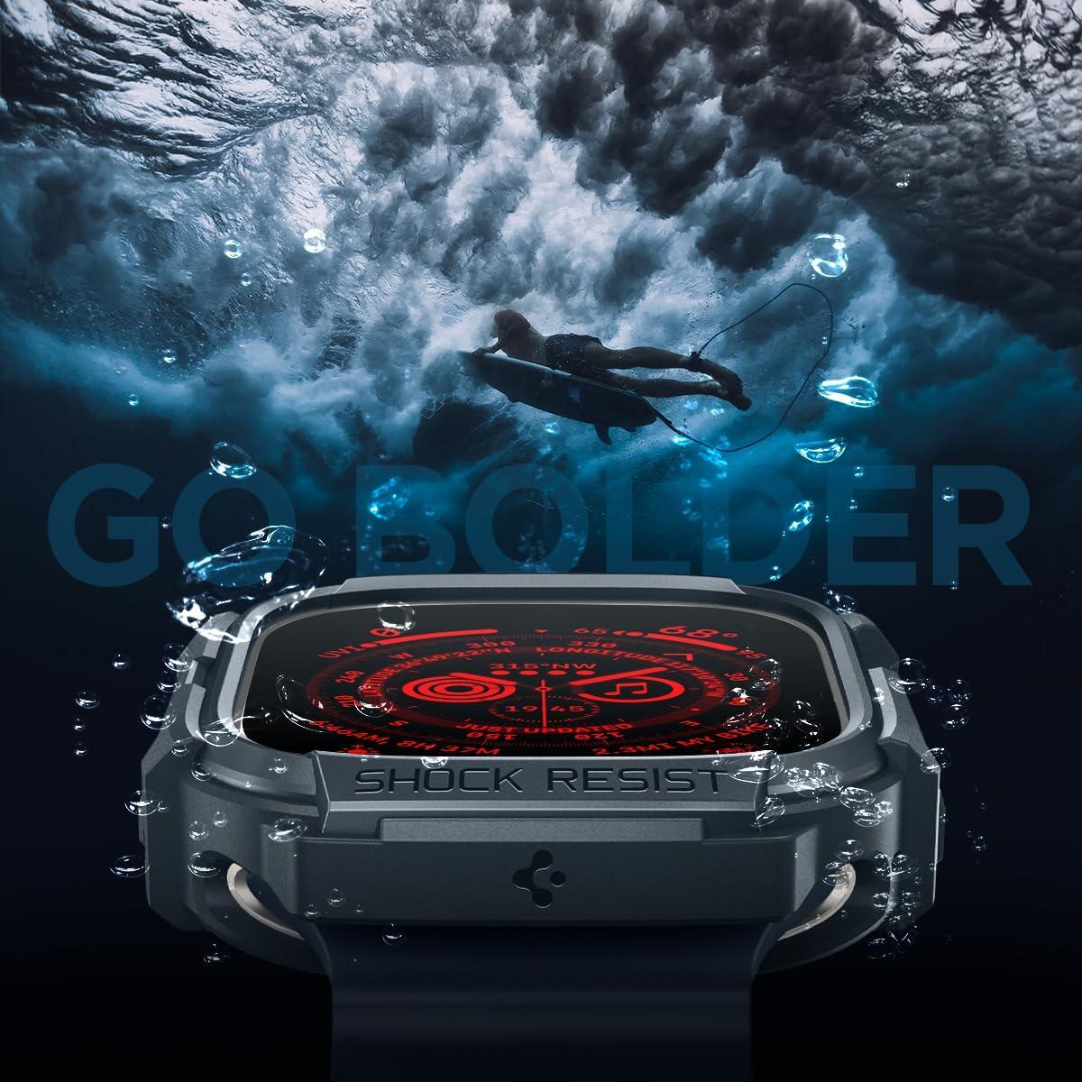 Funda Spigen para Apple Watch Ultra 49mm - Gris Oscuro