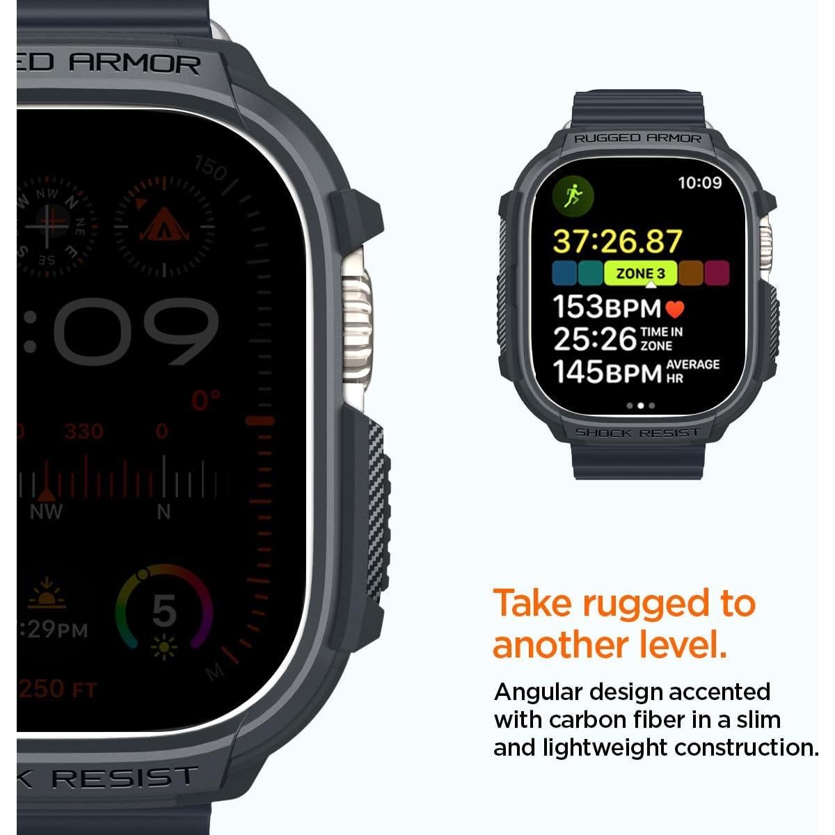 Funda Spigen para Apple Watch Ultra 49mm - Gris Oscuro