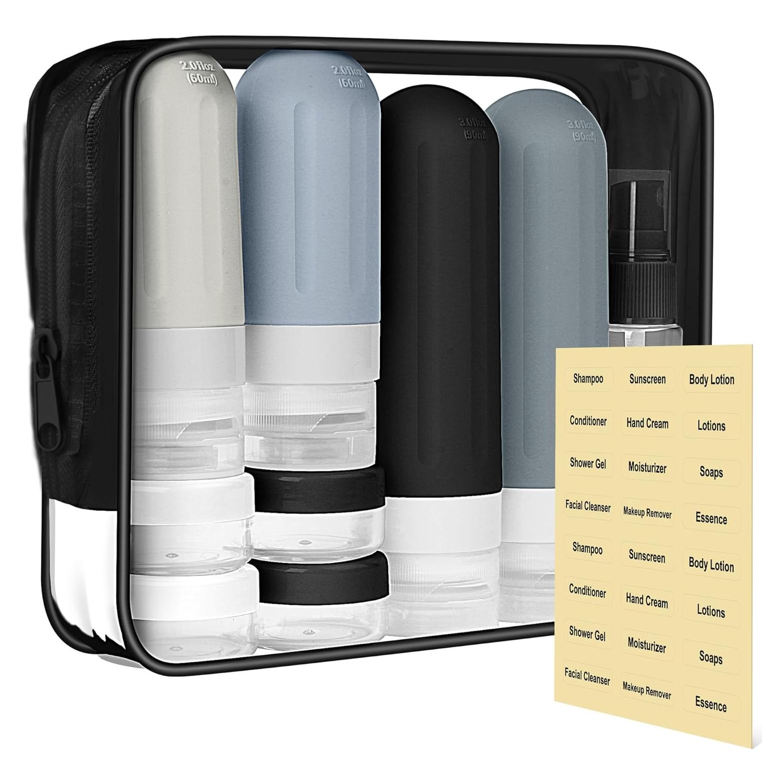 Botellas de Viaje Landisun 18 Pack Aseo 88.7 ml a Prueba de Fugas