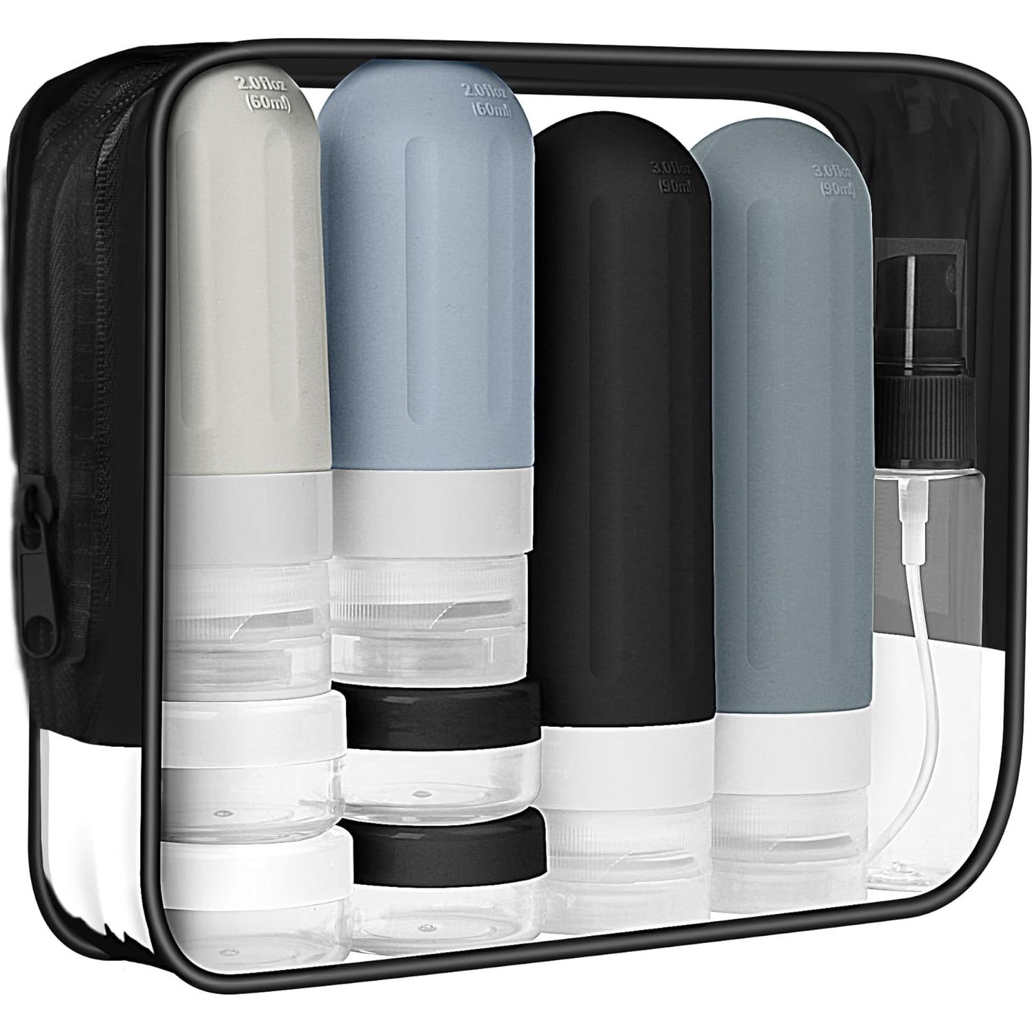 Botellas de Viaje Landisun 18 Pack Aseo 88.7 ml a Prueba de Fugas