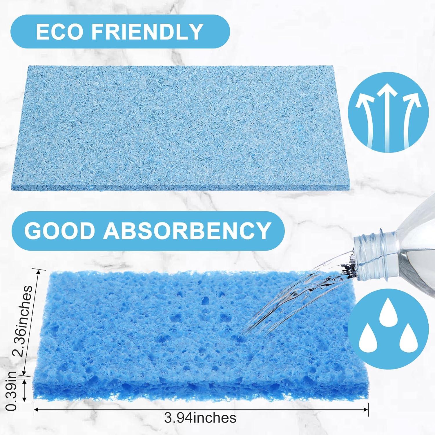 Esponjas de Cocina Zhengmy 100 Piezas Azul 10x6 cm