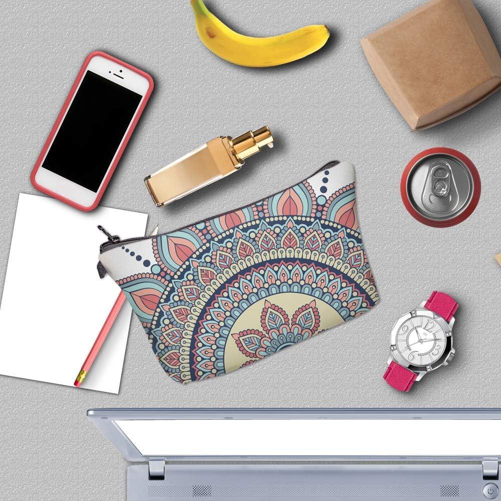 Bolsa Cosmética Impermeable Deanfun 21.9x18x13.6 cm Flores