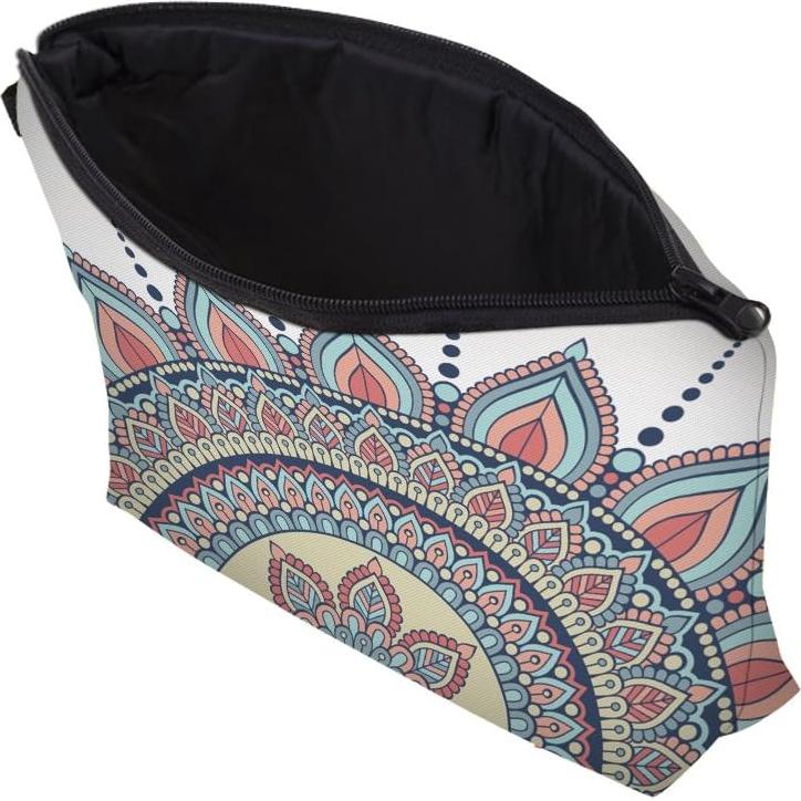 Bolsa Cosmética Impermeable Deanfun 21.9x18x13.6 cm Flores