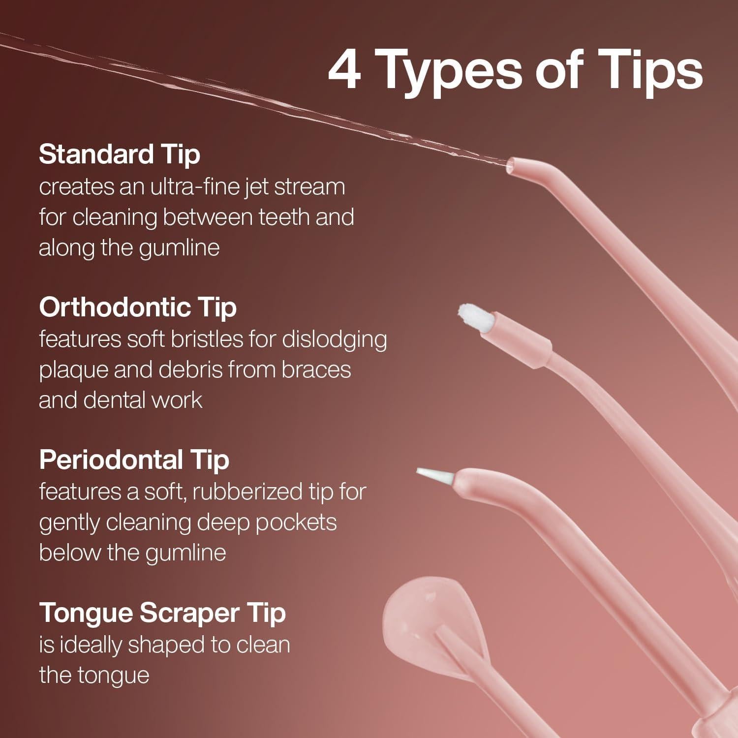 Consejos de Reemplazo AquaSonic Icon - 5 Piezas para Irrigador