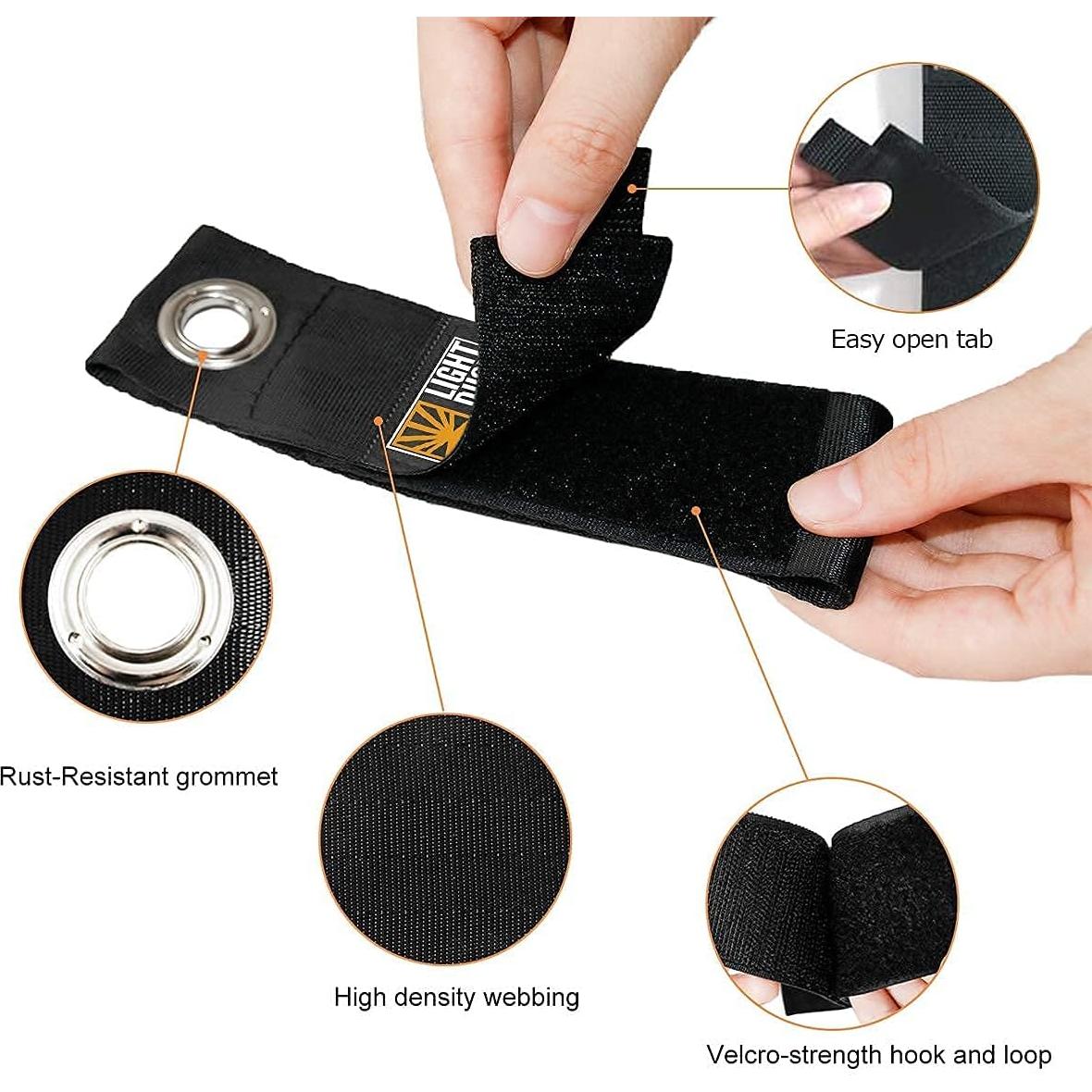 15 Correas de Almacenamiento LIGHT DUST para Garaje y Taller