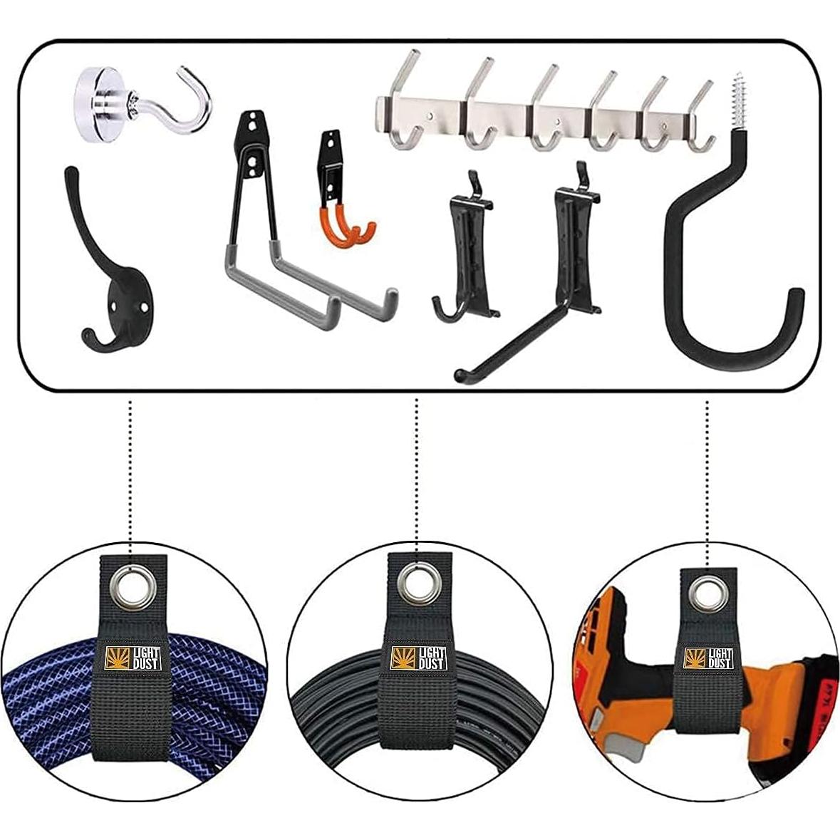 15 Correas de Almacenamiento LIGHT DUST para Garaje y Taller