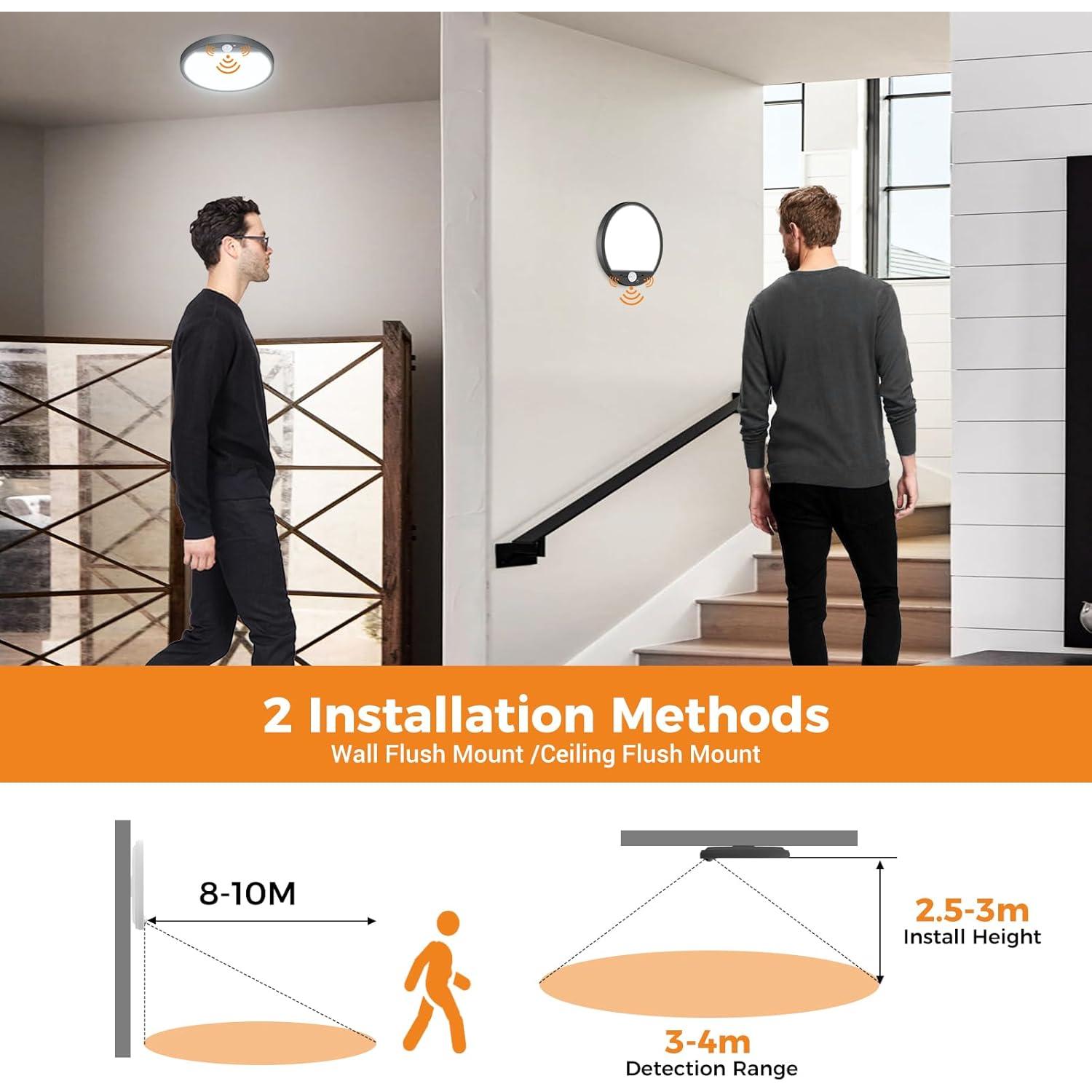 Luz de Sensor de Movimiento Slochi 15W 1500LM 3000K/4000K/6500K