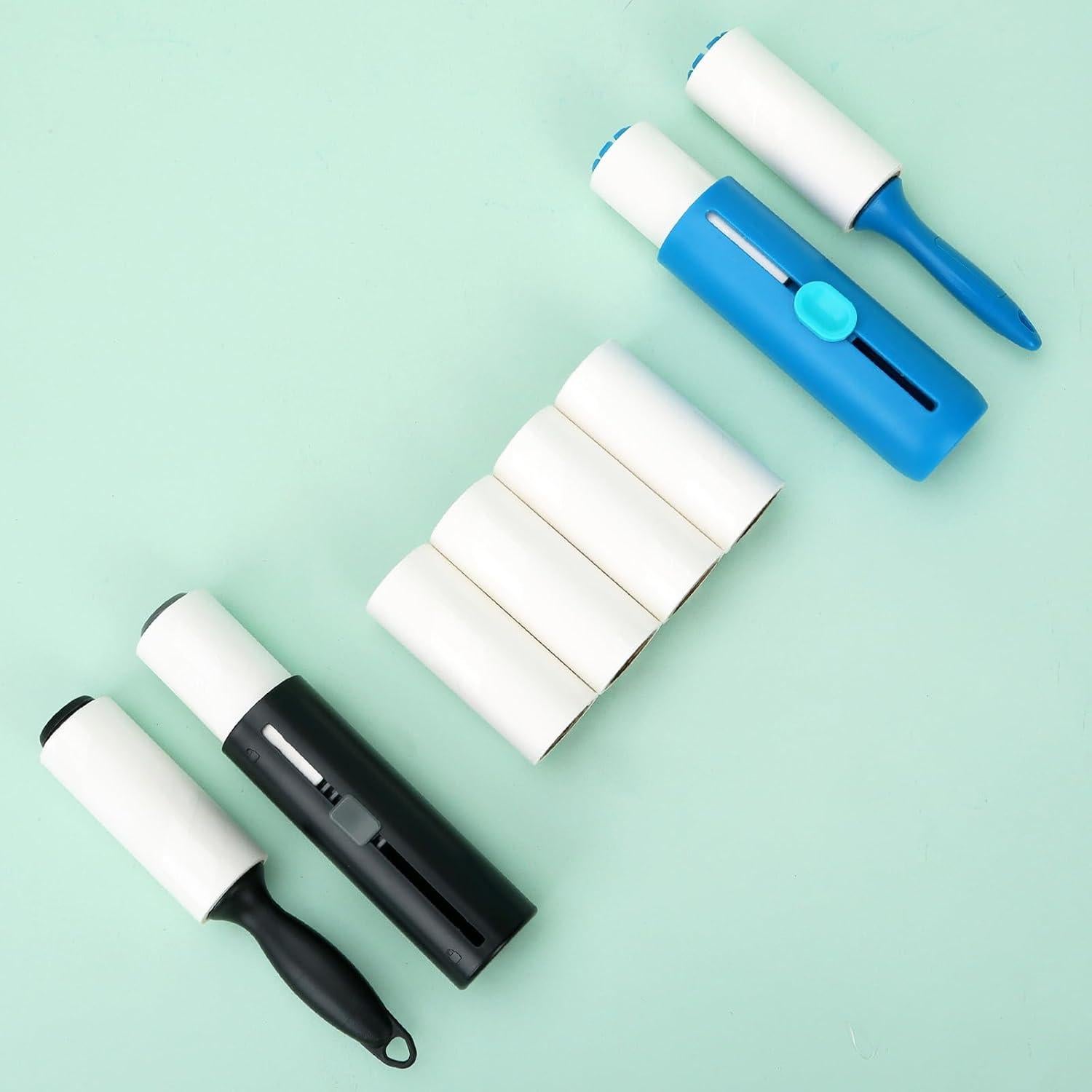 Recargas Rodillo Quitapelusas MINGRACE 3" 4 Rollos 160 Hojas