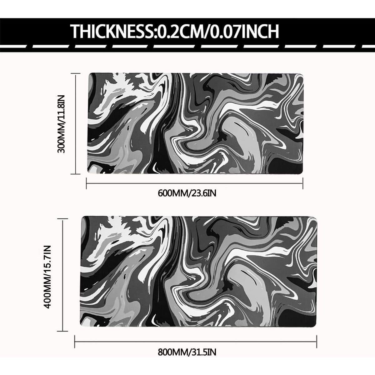 Alfombrilla de Juego Rcege 60x30cm Antideslizante Bordes Cosidos