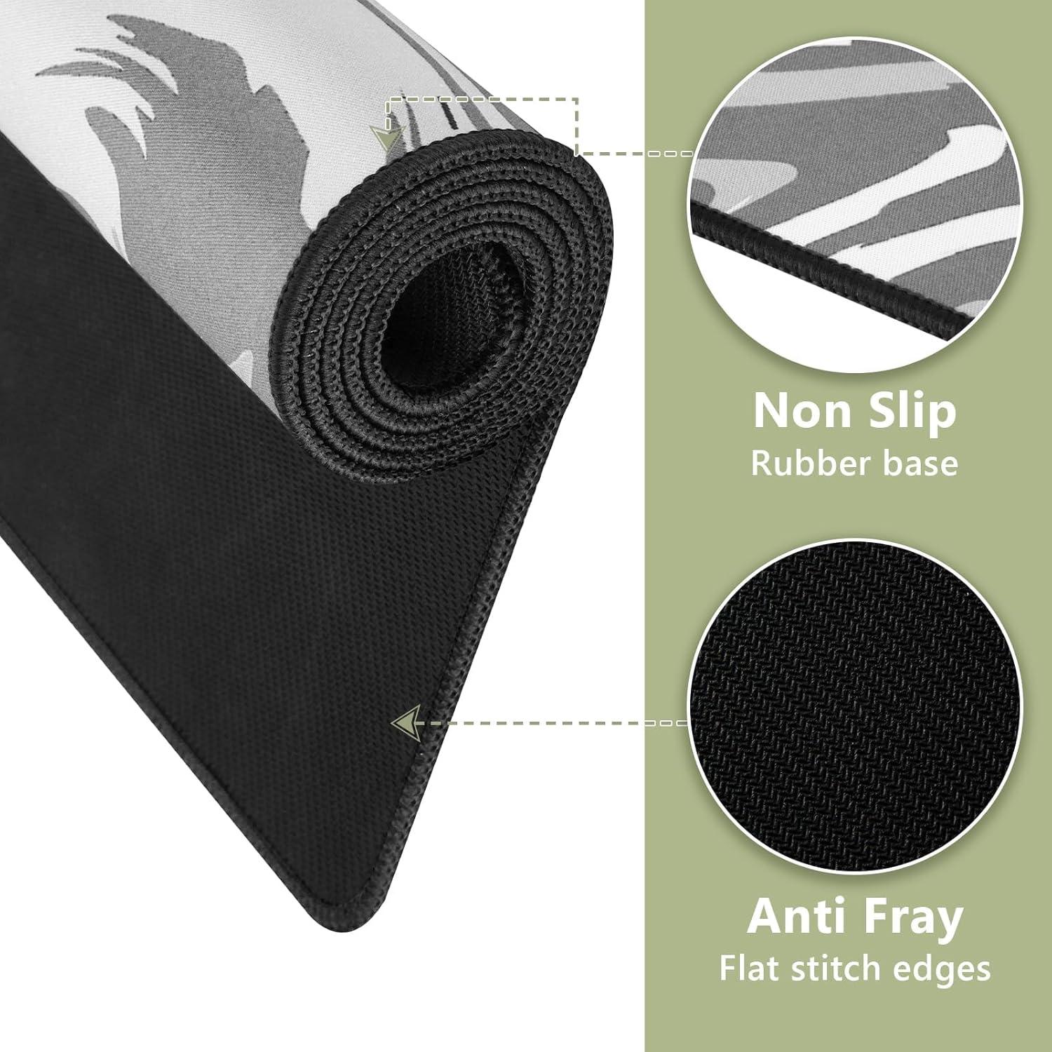 Alfombrilla de Juego Rcege 60x30cm Antideslizante Bordes Cosidos