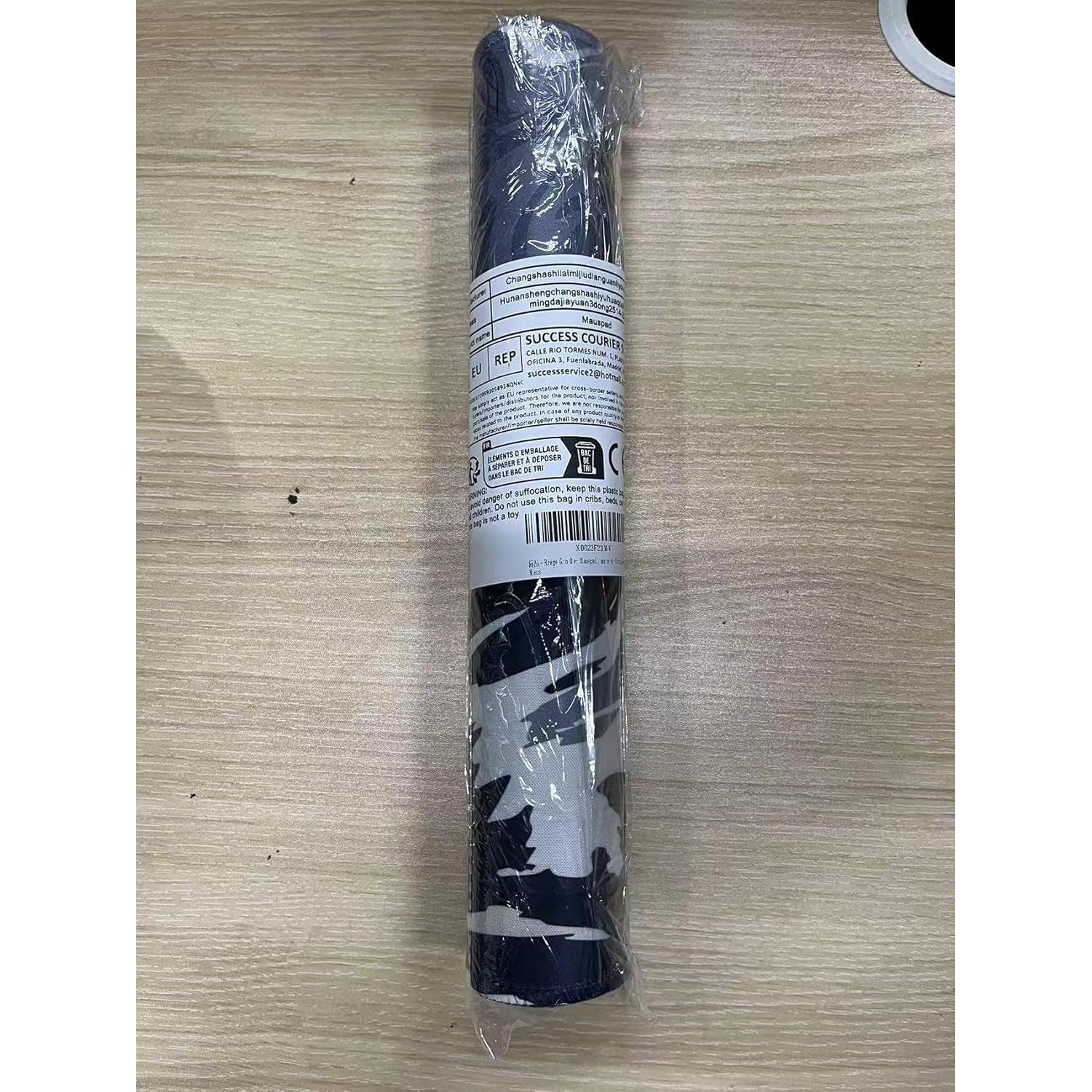 Alfombrilla de Juego Rcege 60x30cm Antideslizante Bordes Cosidos