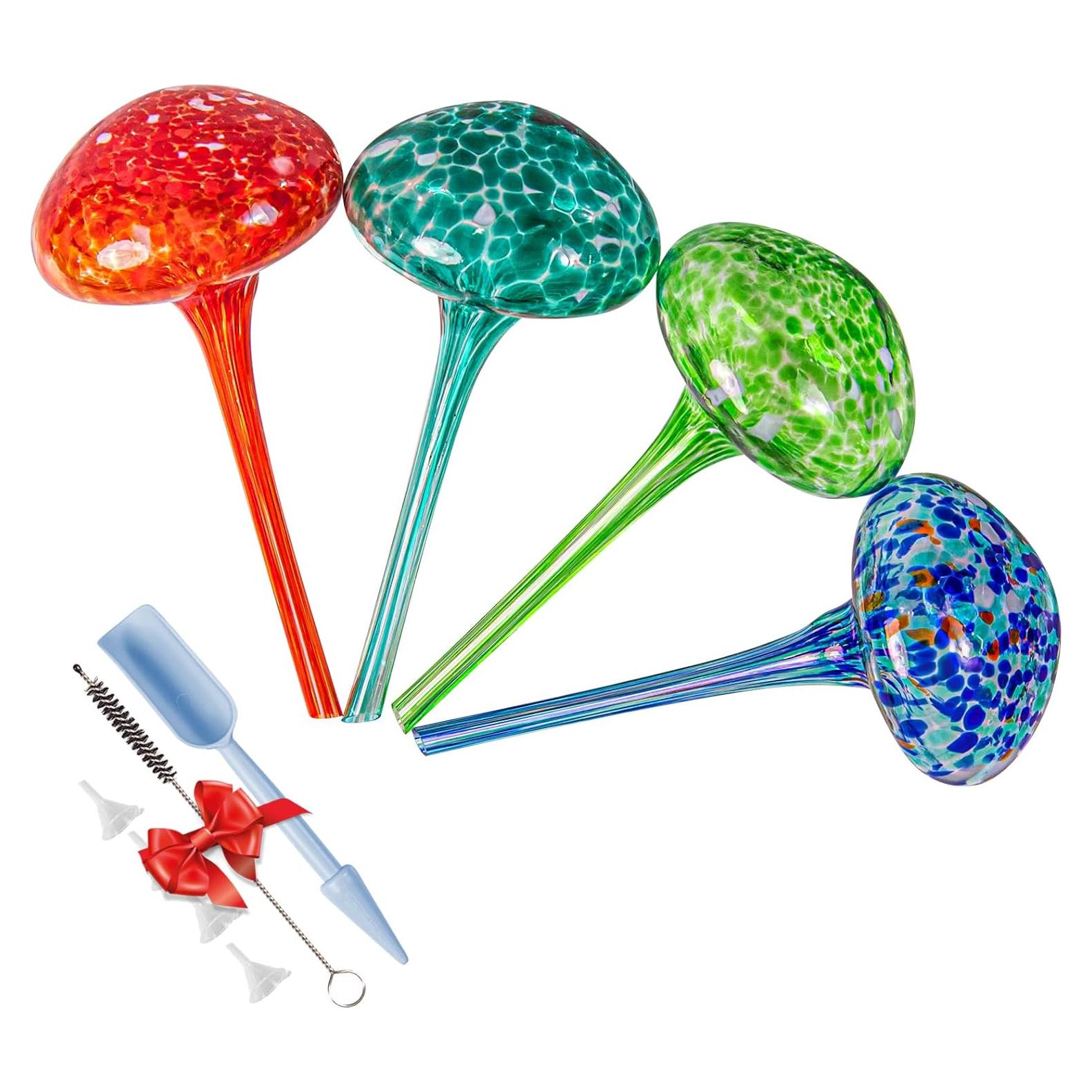 Esferas de Riego Automático Happnear 4Pcs Vidrio 170ml