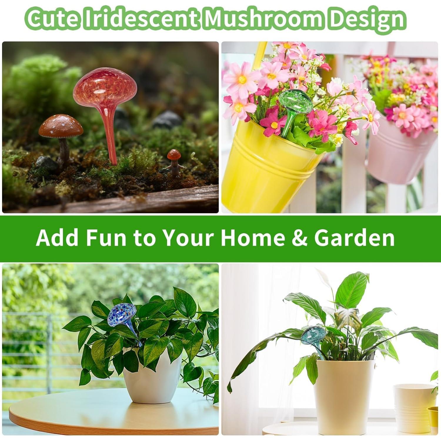 Esferas de Riego Automático Happnear 4Pcs Vidrio 170ml