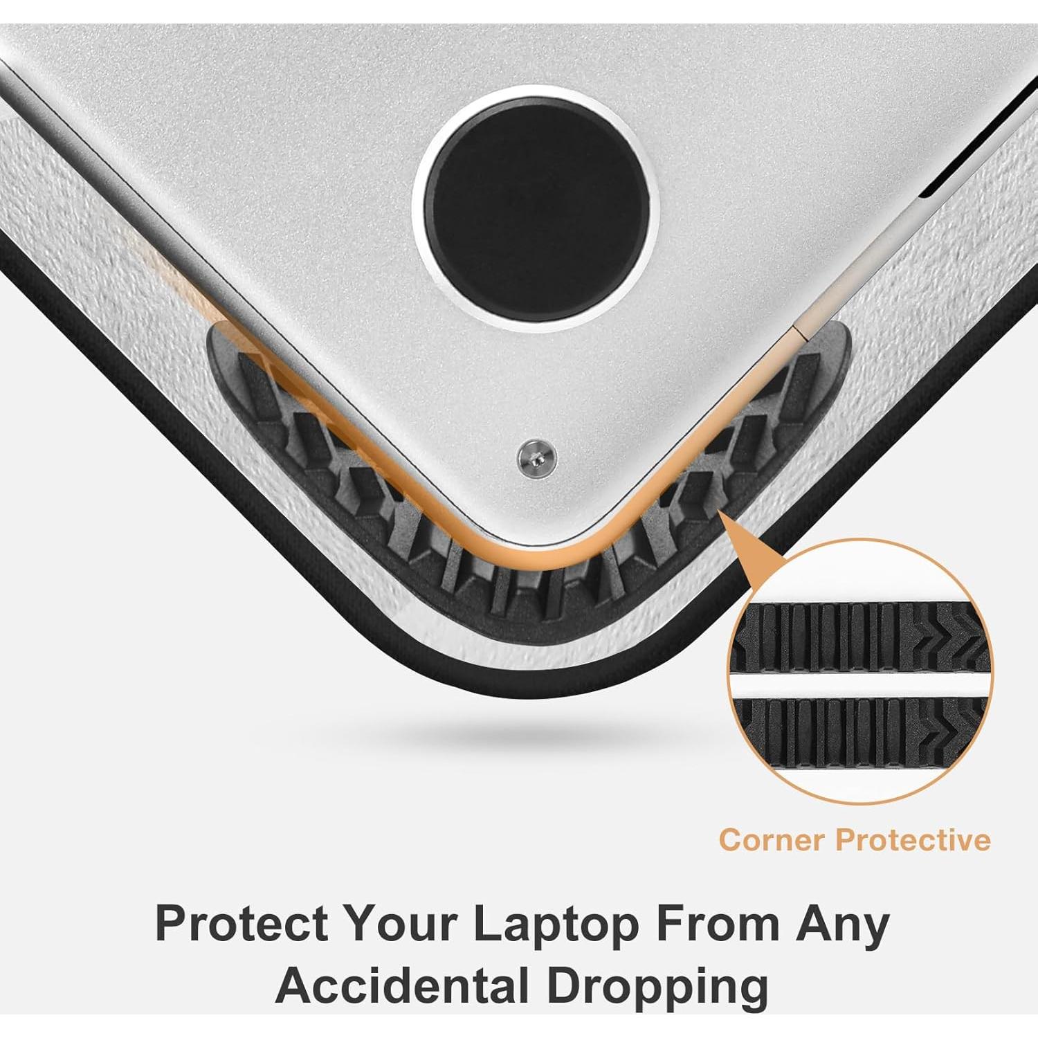 Funda Protectora 360 MOSISO para Laptop 13.3" Negra