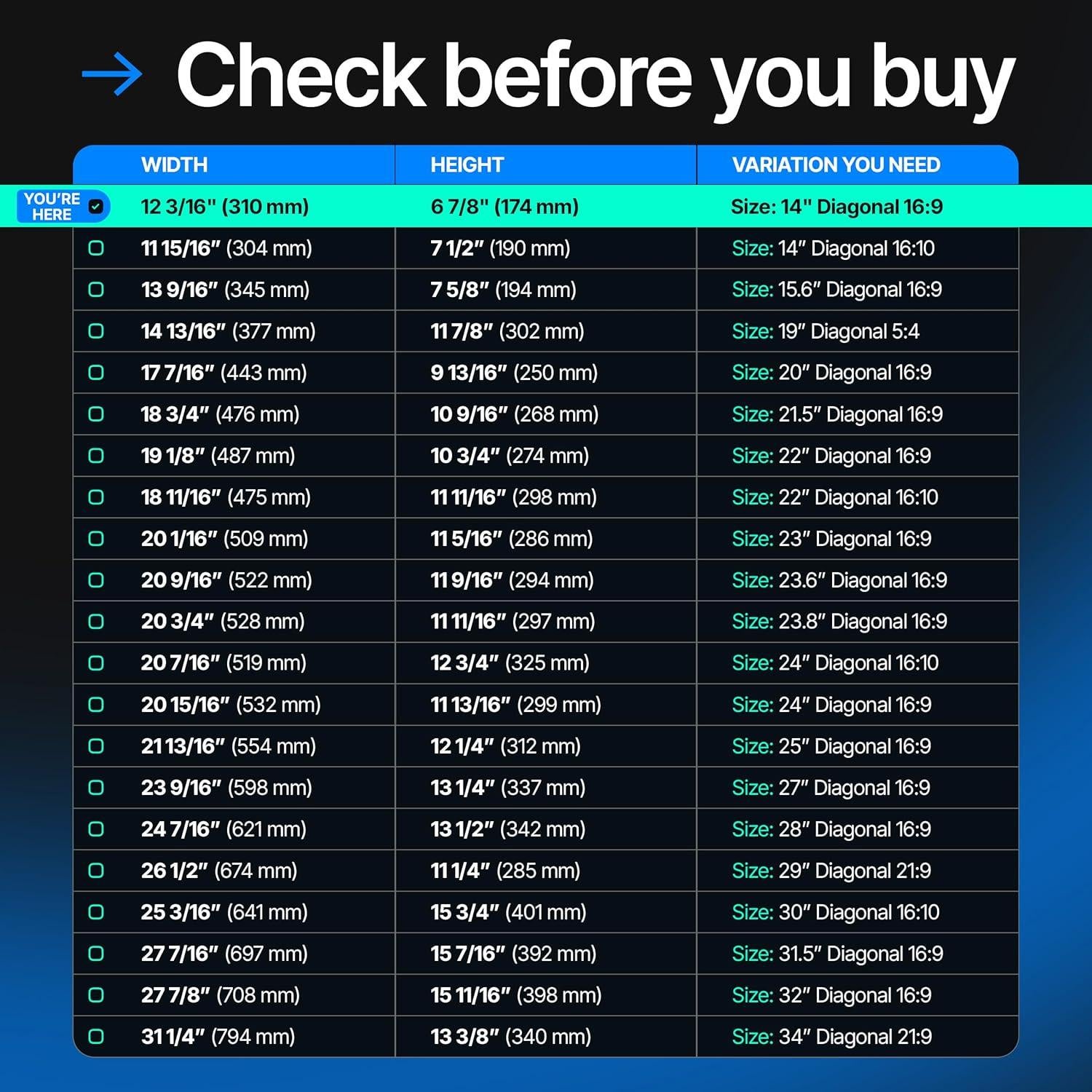 VINTEZ Pantalla de Privacidad 14" (35.56 cm) Antirreflejos