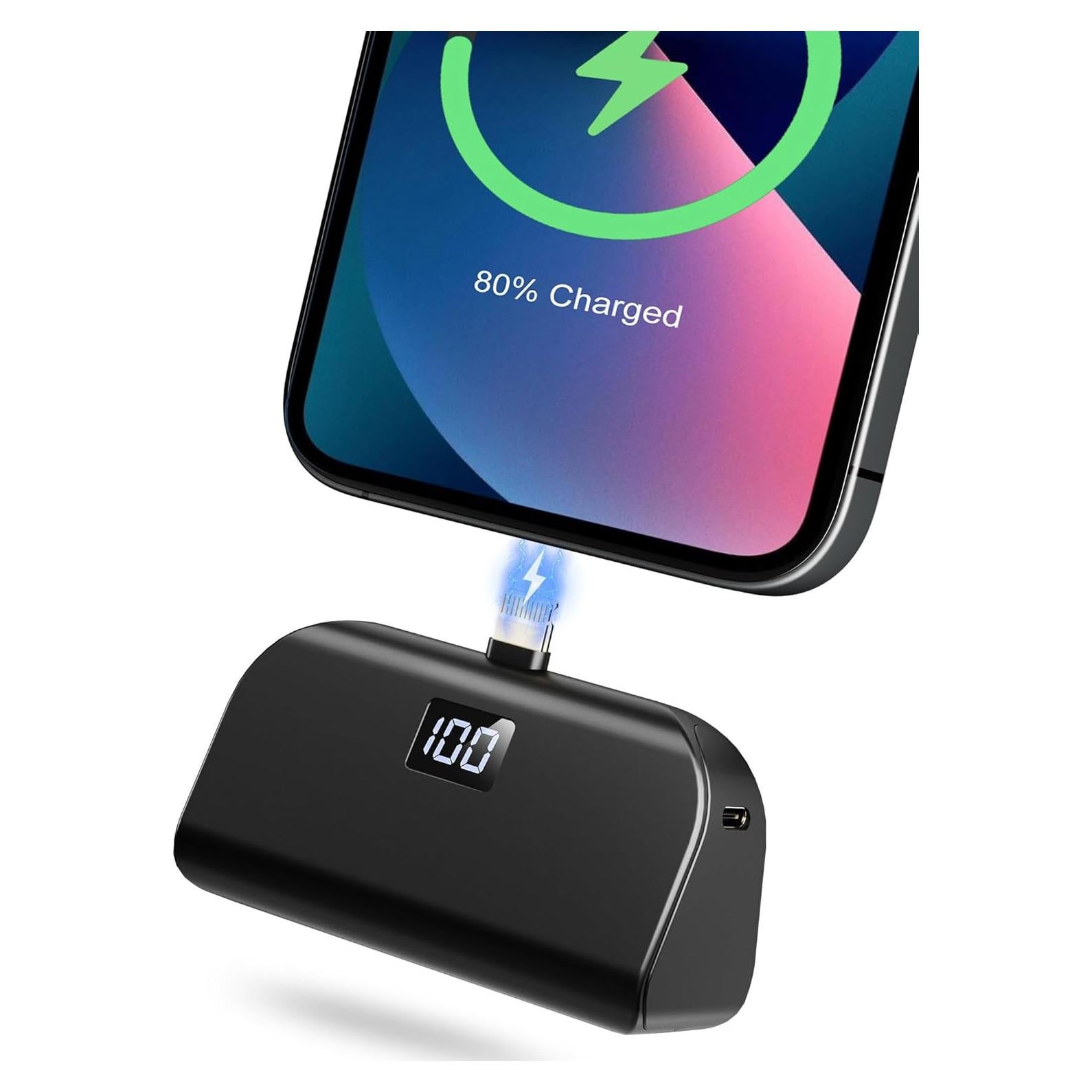 Cargador Portátil Mini 4800mAh para iPhone - Carga Rápida