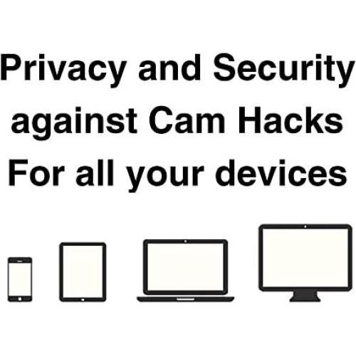 Foretra - Ultra Thin Metal Webcam Cover Privacy Slide for Your Laptop Tablet Avoid Camera Hacking and Protect Your Privacy 10 Pack (BLACK/10PK)