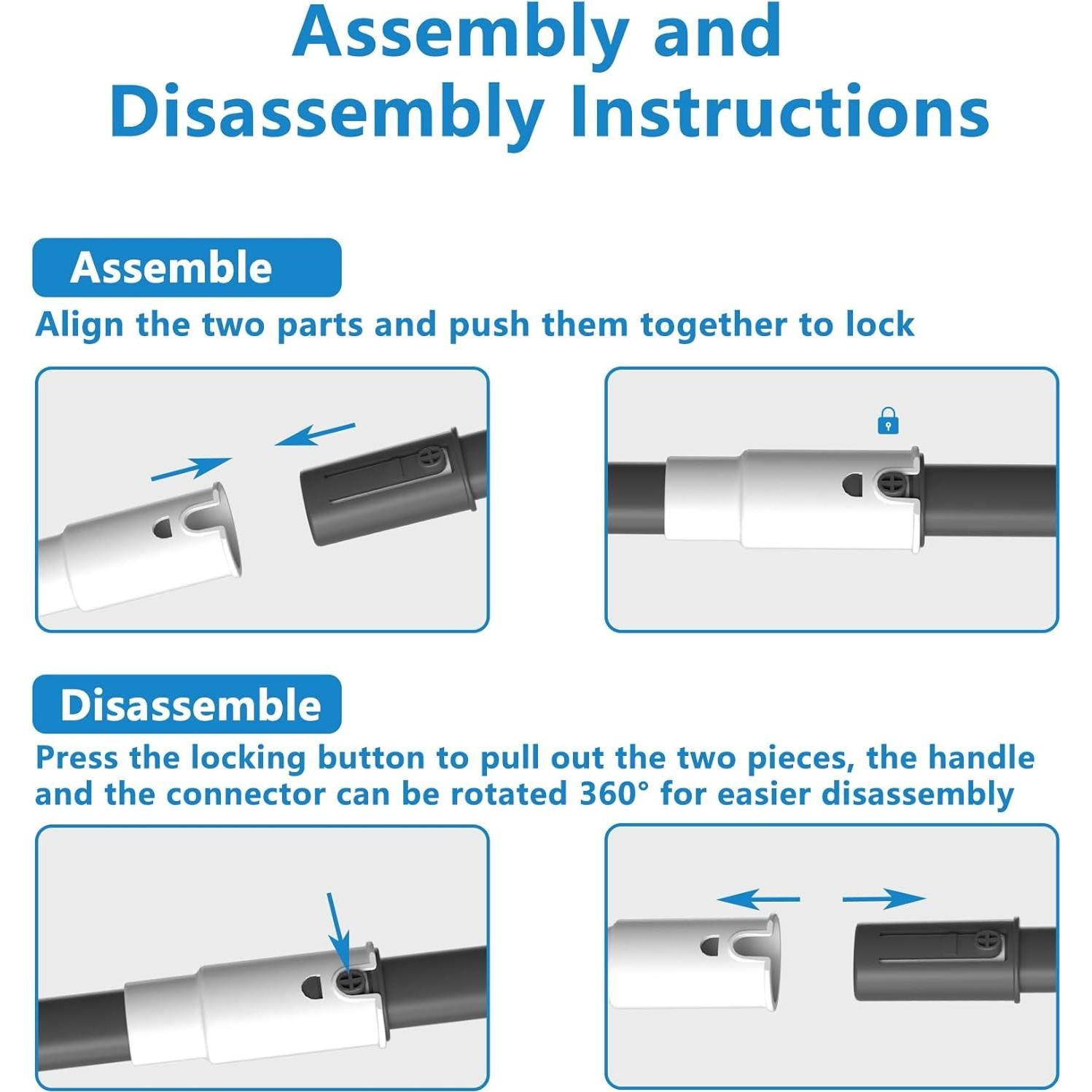 Raspador de Hielo y Cepillo de Nieve Eakertte 120 cm