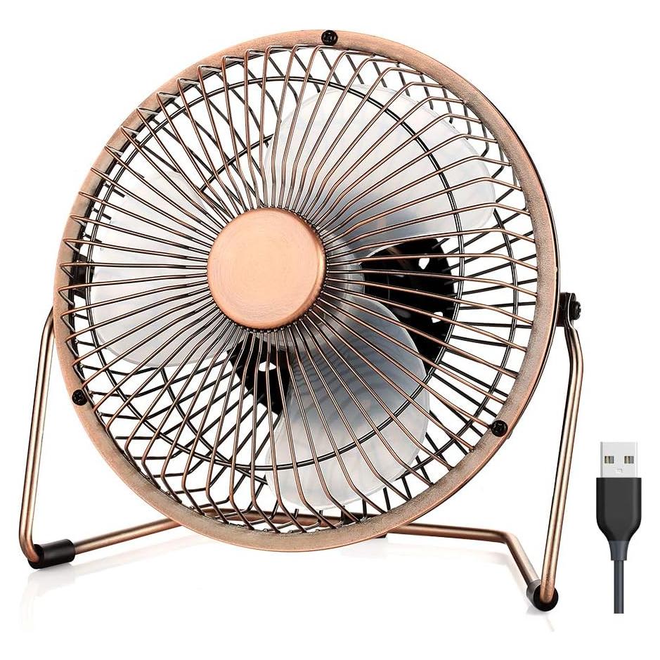 Ventilador de Escritorio USB EasyAcc 12.7 cm Silencioso 2 Velocidades