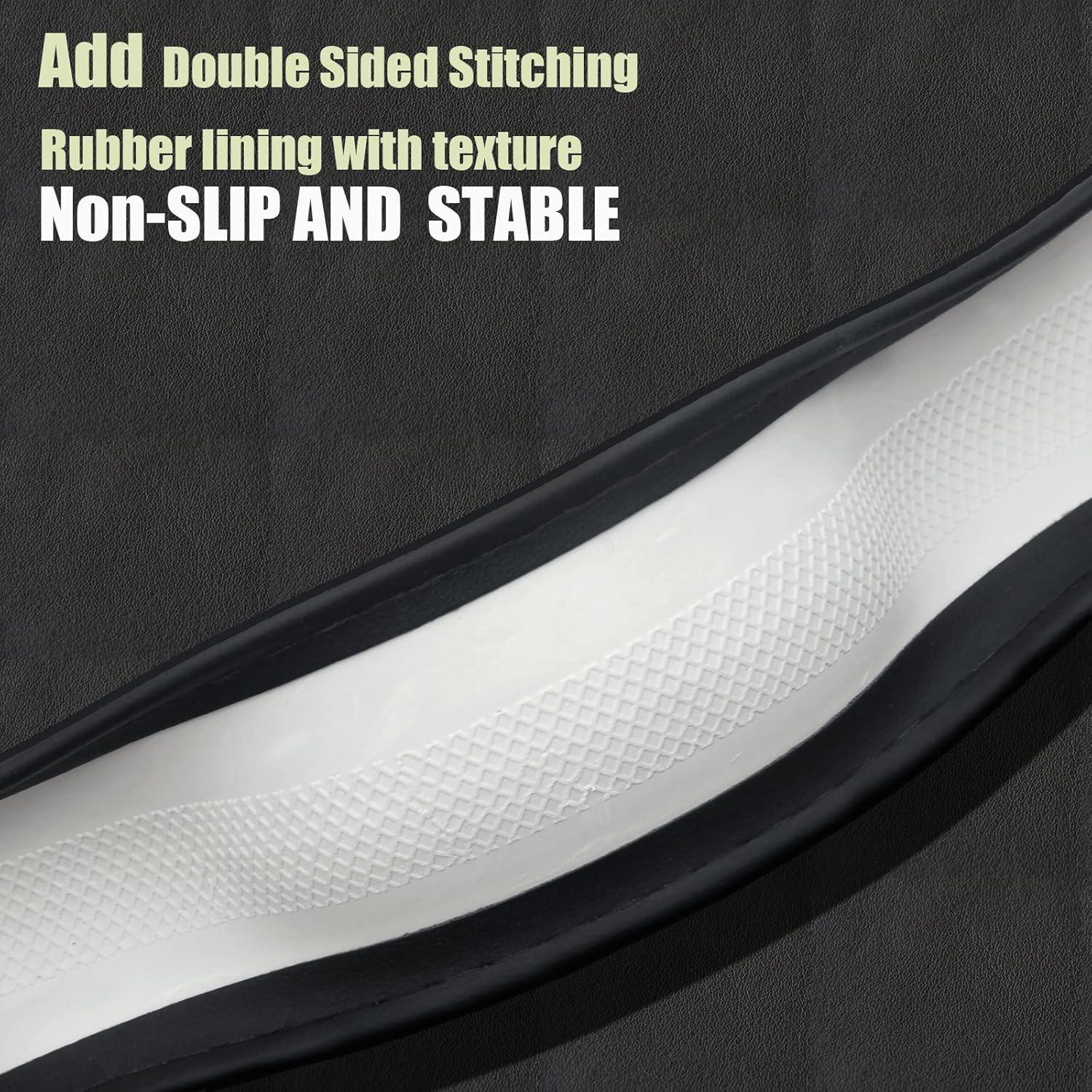 Funda de Volante Mihecor 37-38 cm Cuero Microfibra Negro