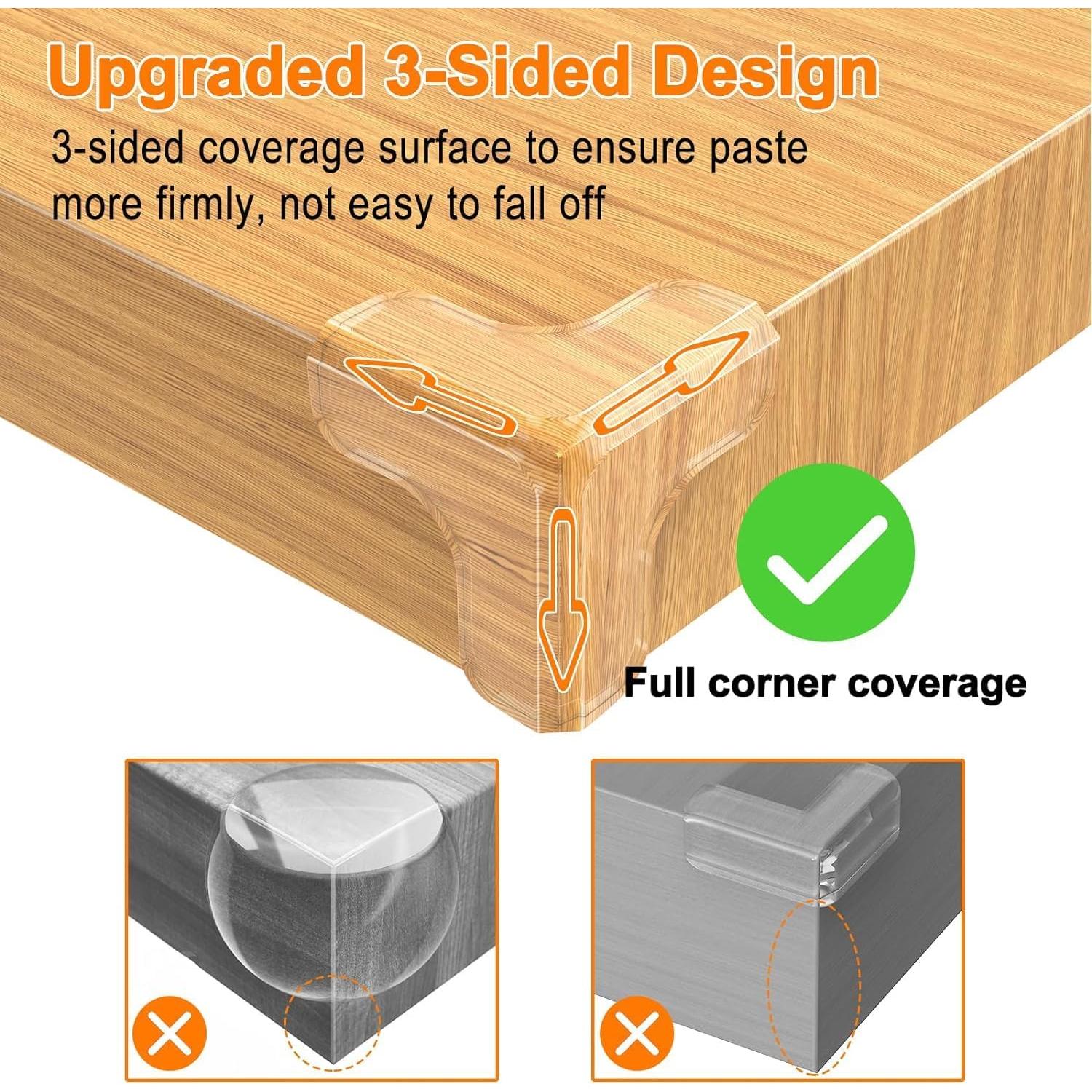 Protectores de Esquinas para Bebés E-PRONSE 8 Piezas T