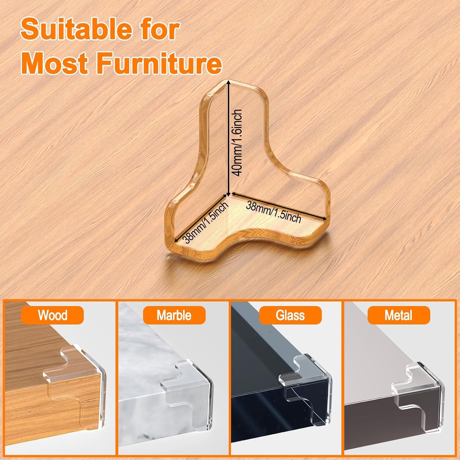 Protectores de Esquinas para Bebés E-PRONSE 8 Piezas T