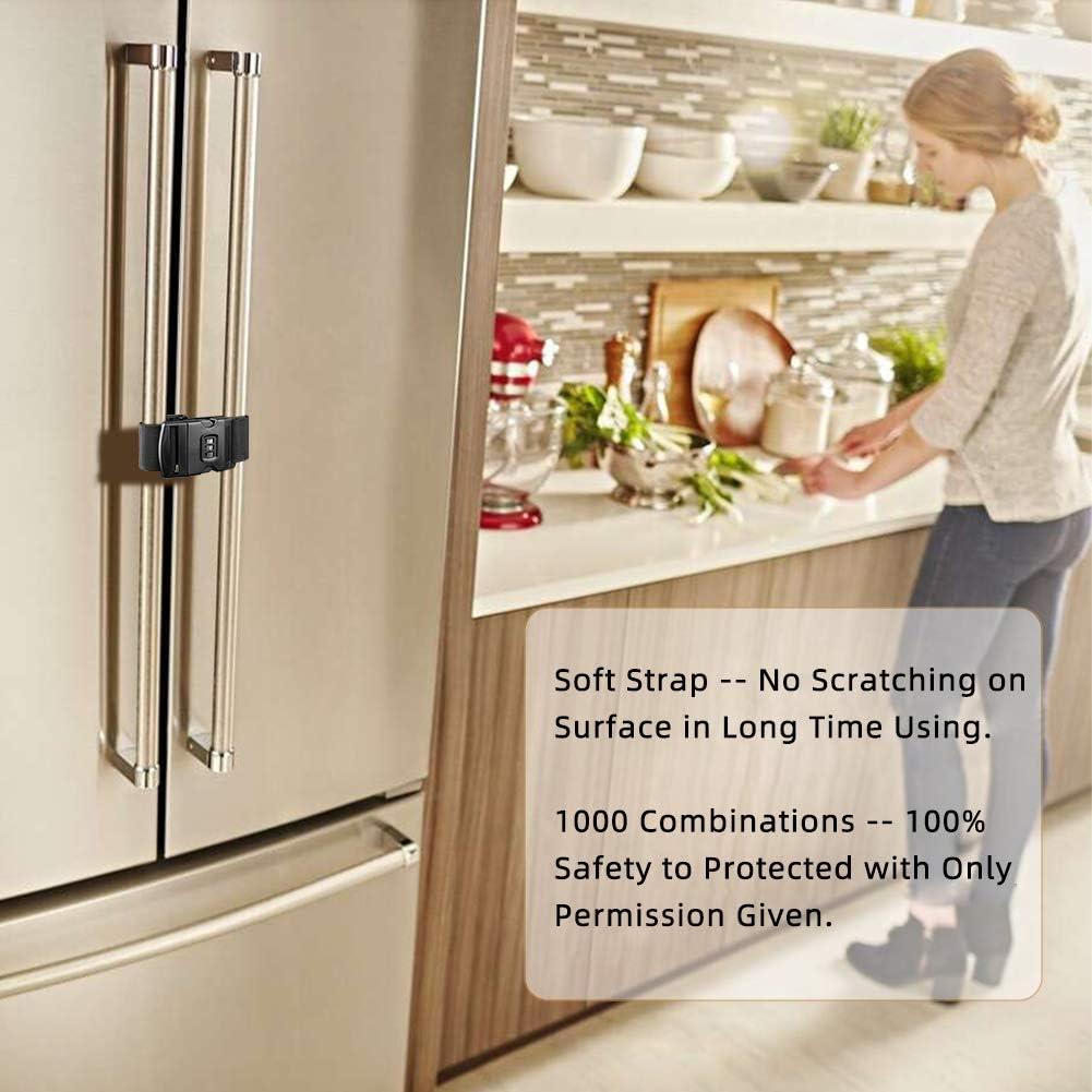 Cerradura de Gabinete FresherAcc para Refrigerador - 2 Paquetes