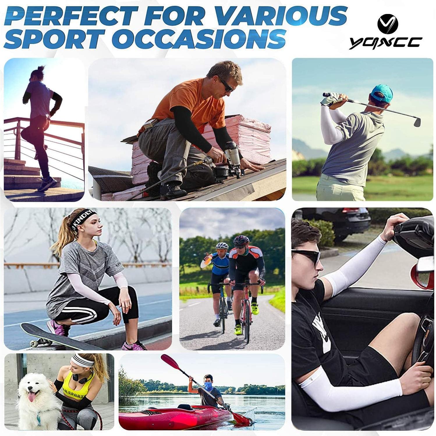 Mangas para Brazos YQXCC UV Frías UPF 50 Unisex 6 Pares