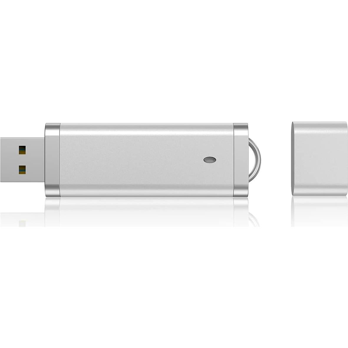 KEXIN 10 Pack 32 GB USB Flash Drive Plateado