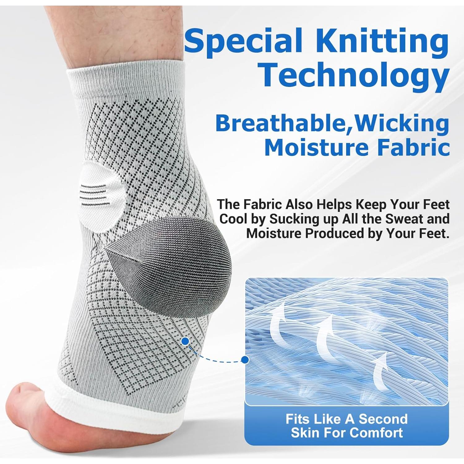 Calcetines de Compresión Sin Dedos Sagry para Neuropatía - Pequeño