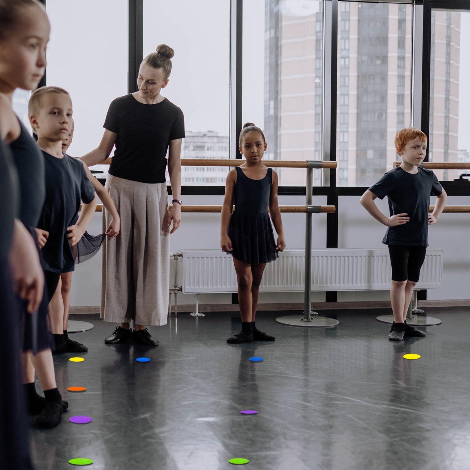 Marcadores de Suelo de Goma Antideslizantes Aryjmz 12 cm - 24 Piezas