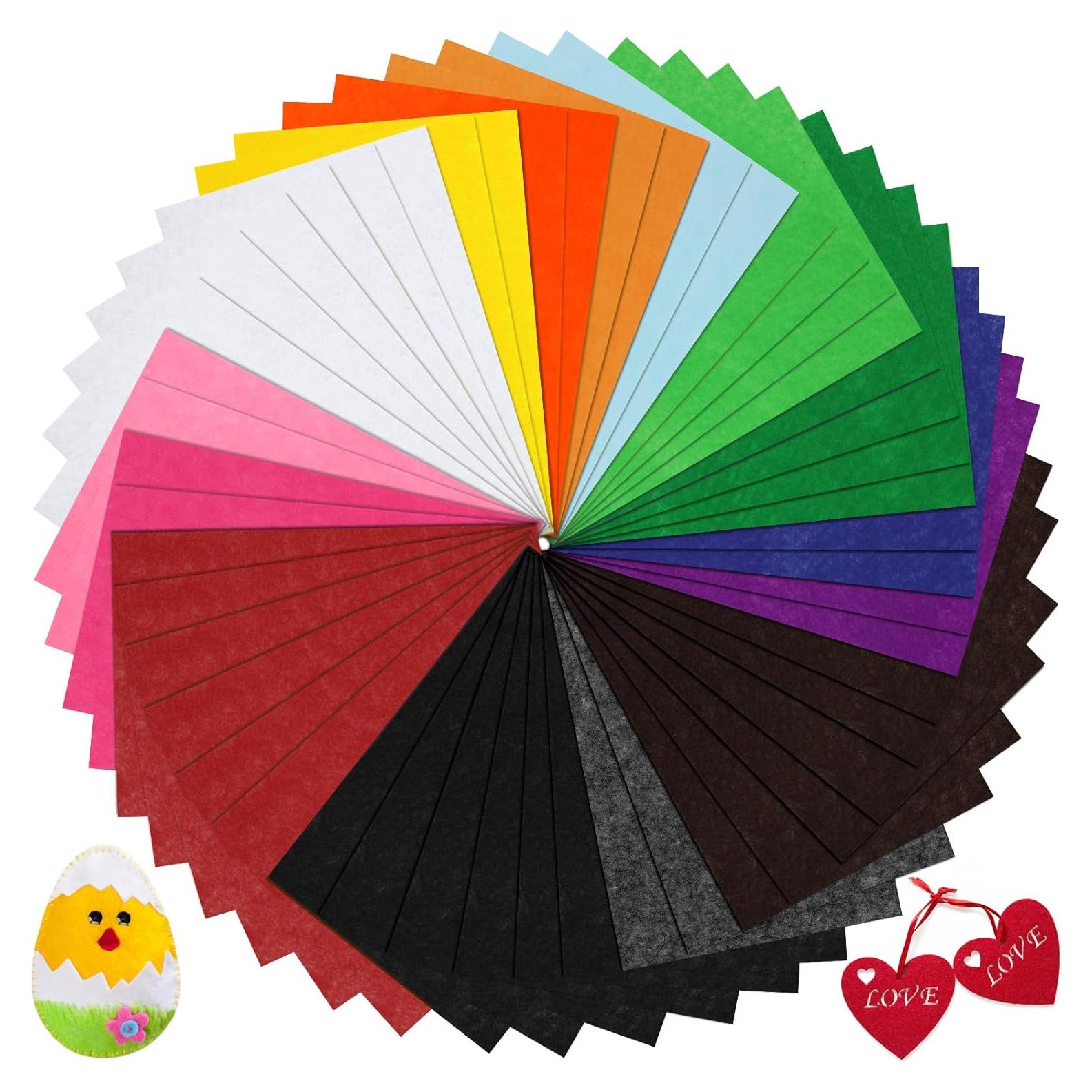 Hojas de Fieltro Suave KaKaPops 20x30 cm Colores Variados