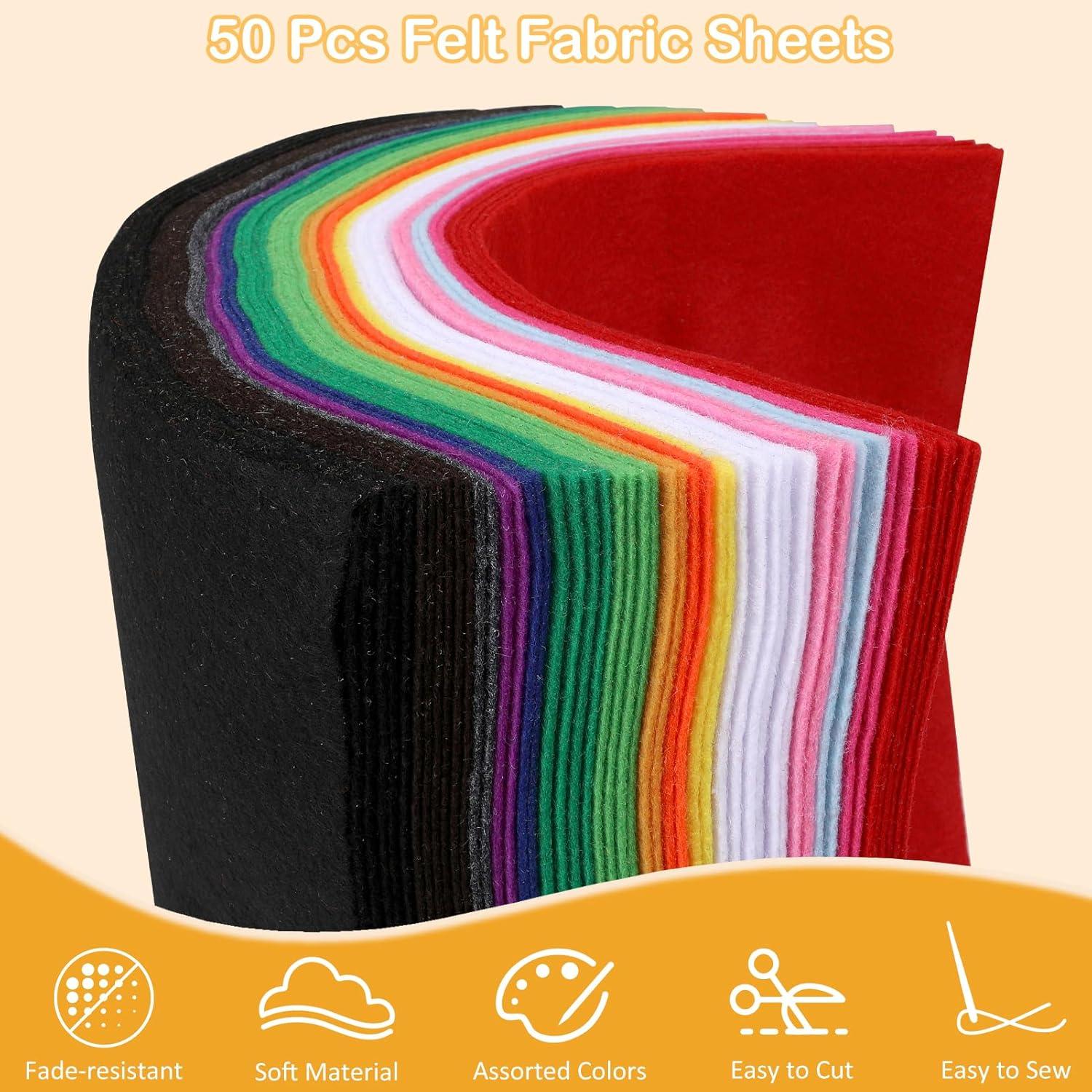 Hojas de Fieltro Suave KaKaPops 20x30 cm Colores Variados