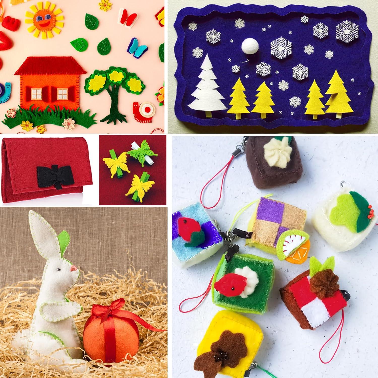 Hojas de Fieltro Suave KaKaPops 20x30 cm Colores Variados