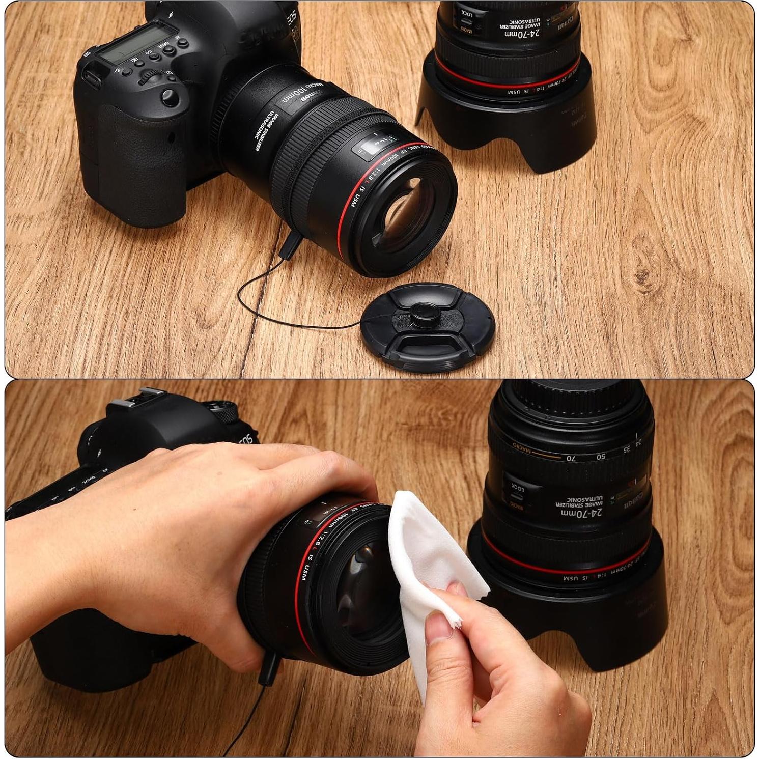 Set de 3 Tapas de Lente PATIKIL 39mm para Cámaras DSLR