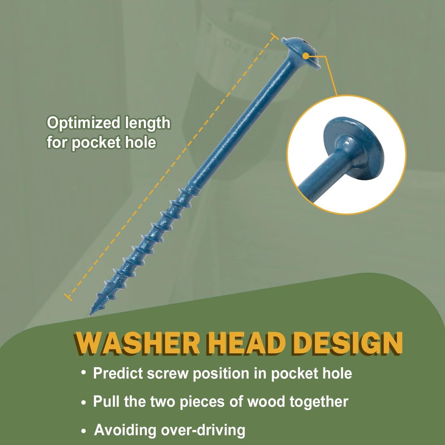 Tornillos para Agujeros de Bolsillo LIONMAX #8 x 25 mm - 100 PCS