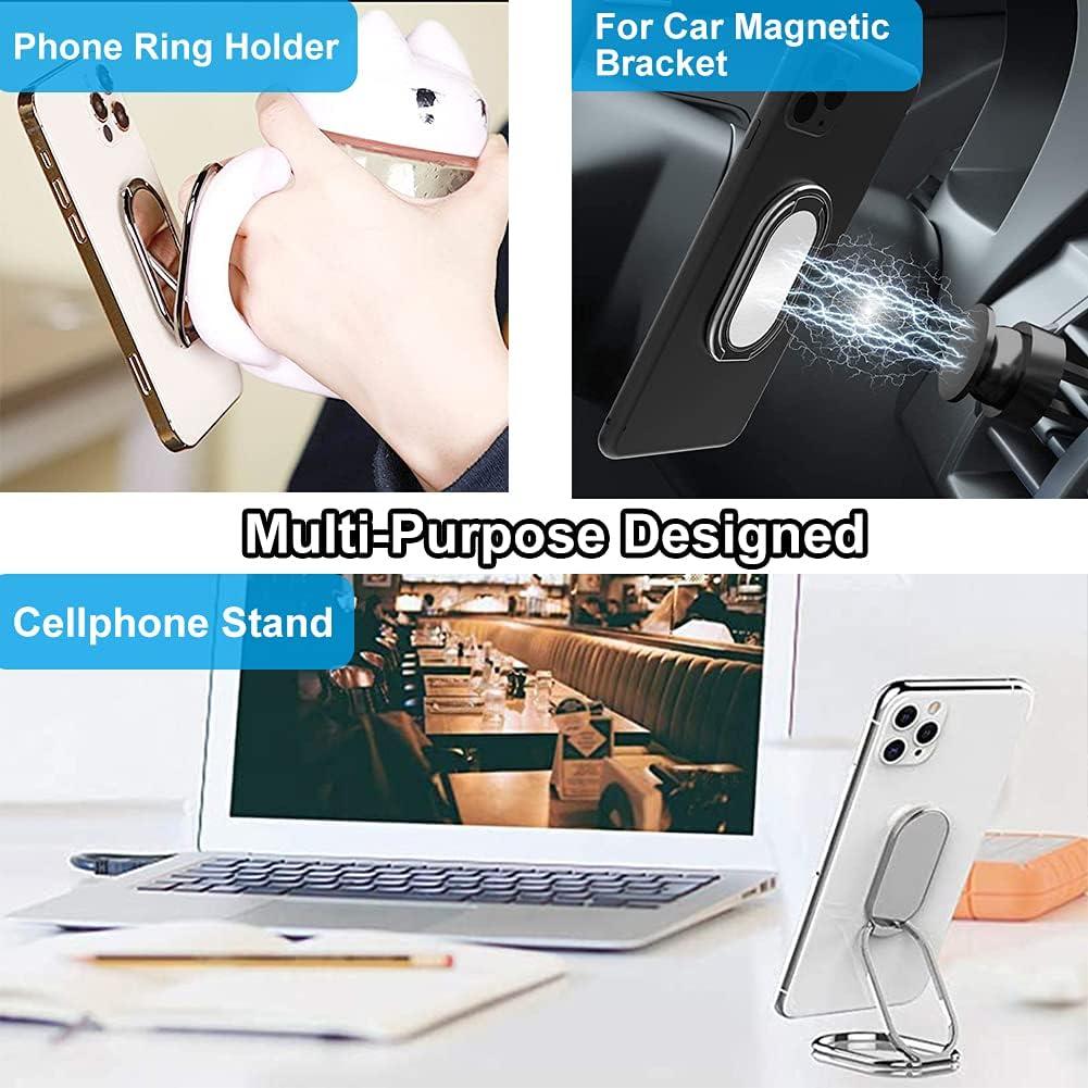 Soporte Plegable para Teléfono Móvil CLZWiiN Plata 360°