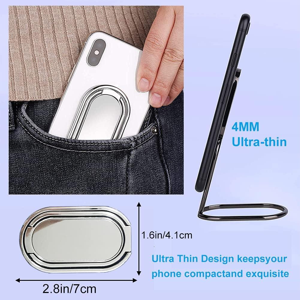 Soporte Plegable para Teléfono Móvil CLZWiiN Plata 360°