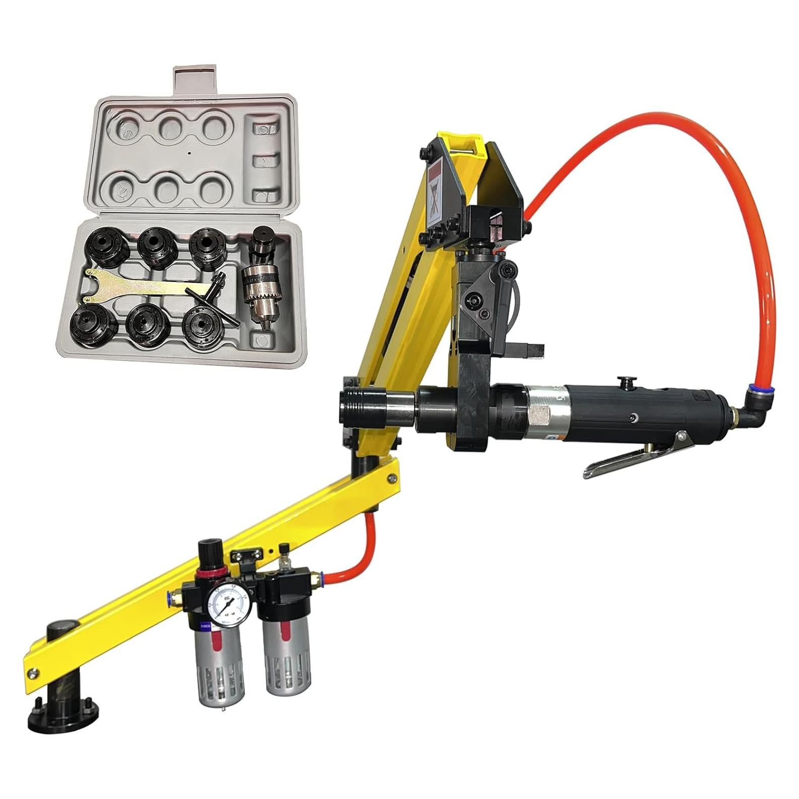 Máquina de Roscar Neumática Melwozhwu GS7125 M3-M12 970mm