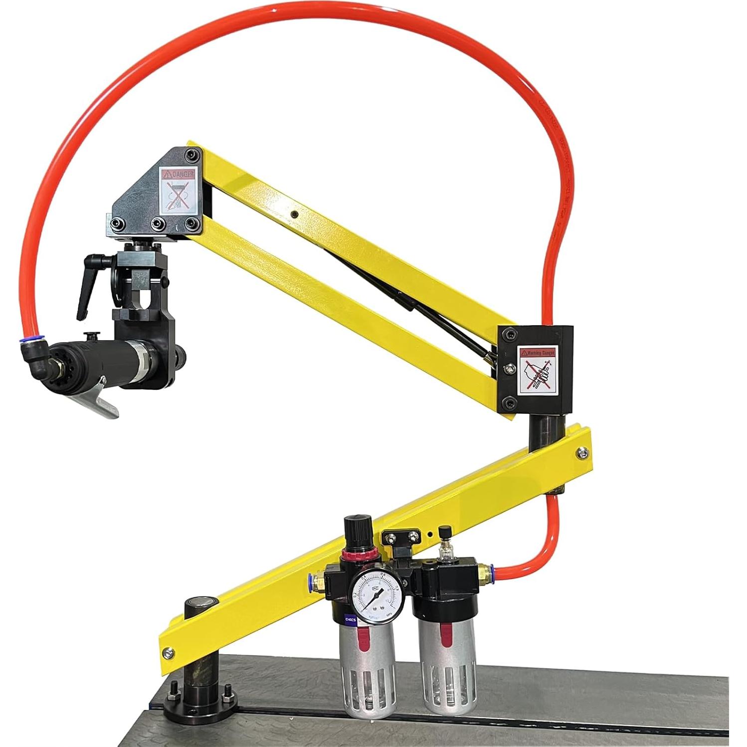 Máquina de Roscar Neumática Melwozhwu GS7125 M3-M12 970mm