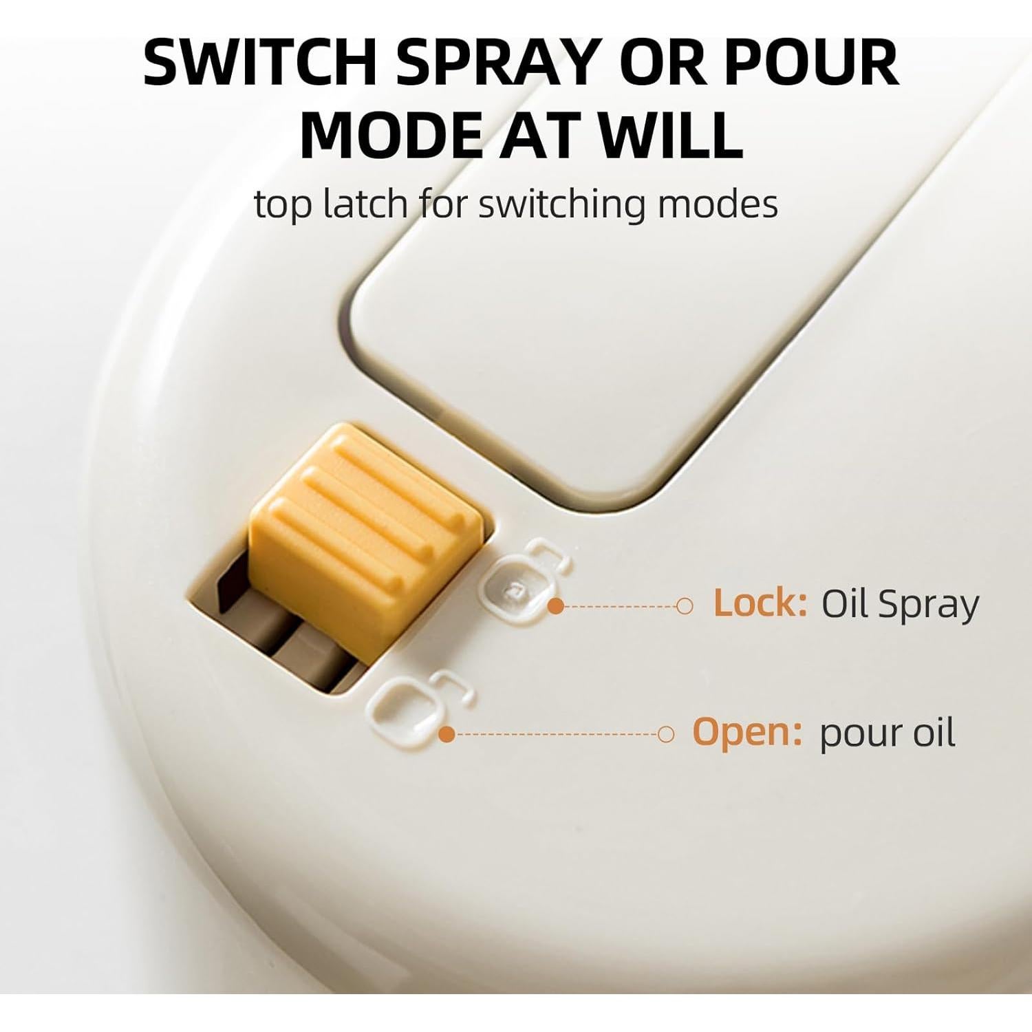 Botella dispensadora de aceite MDZF SWEET HOME 550ml gris panda