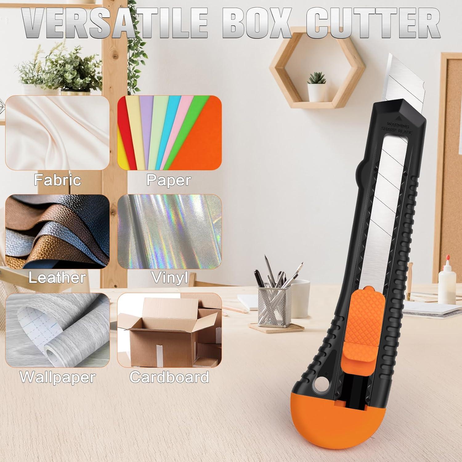 Cuchillo Utility Retráctil TIFICAL 4 Pack 18mm Acero Carbono