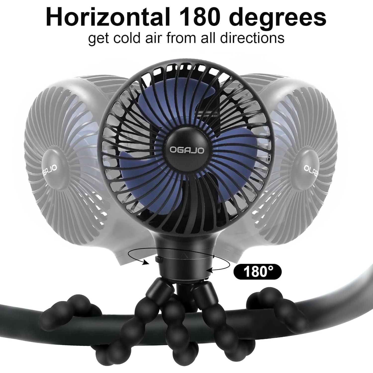 Ventilador Oscilante Automático Portátil Haomaomao H16 USB
