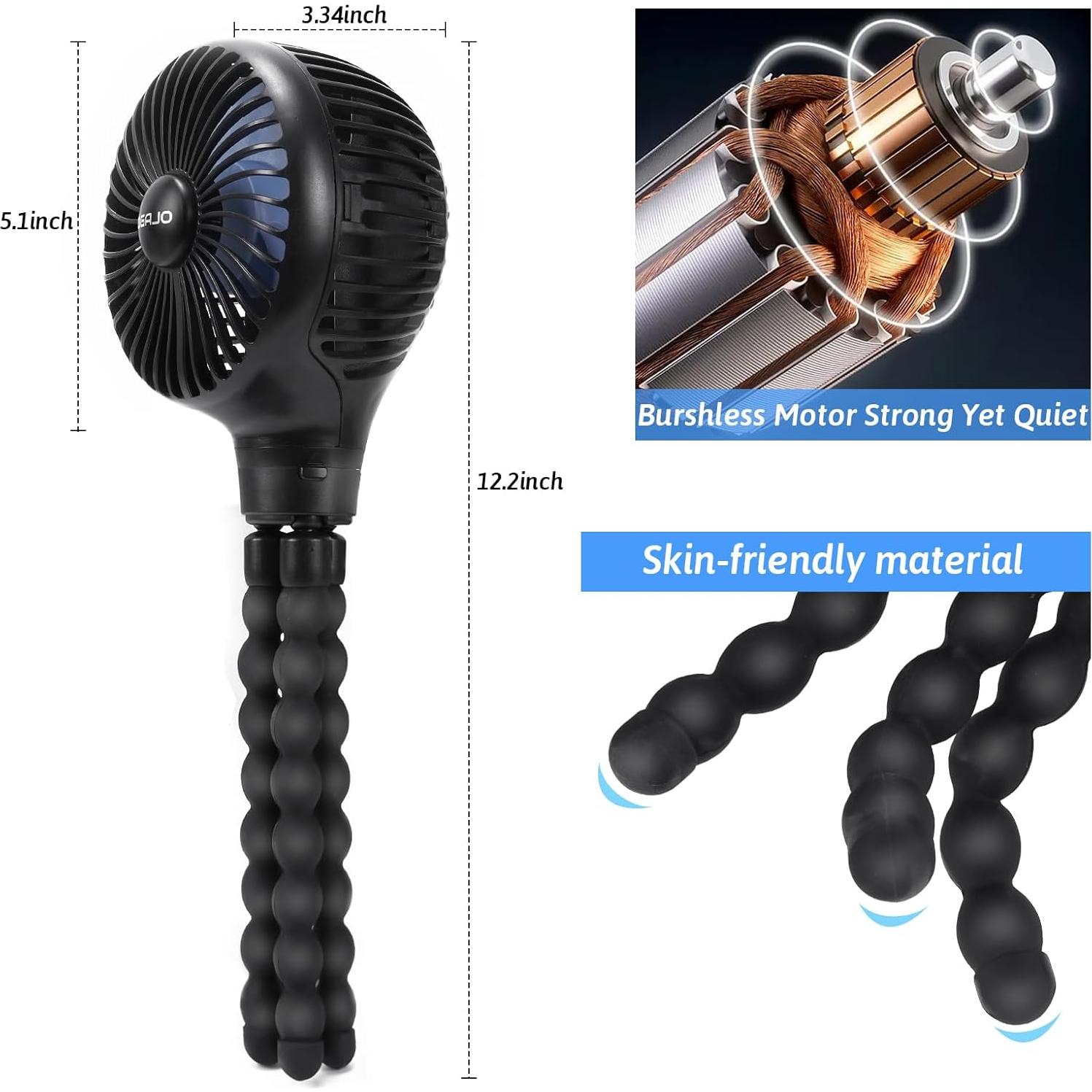 Ventilador Oscilante Automático Portátil Haomaomao H16 USB