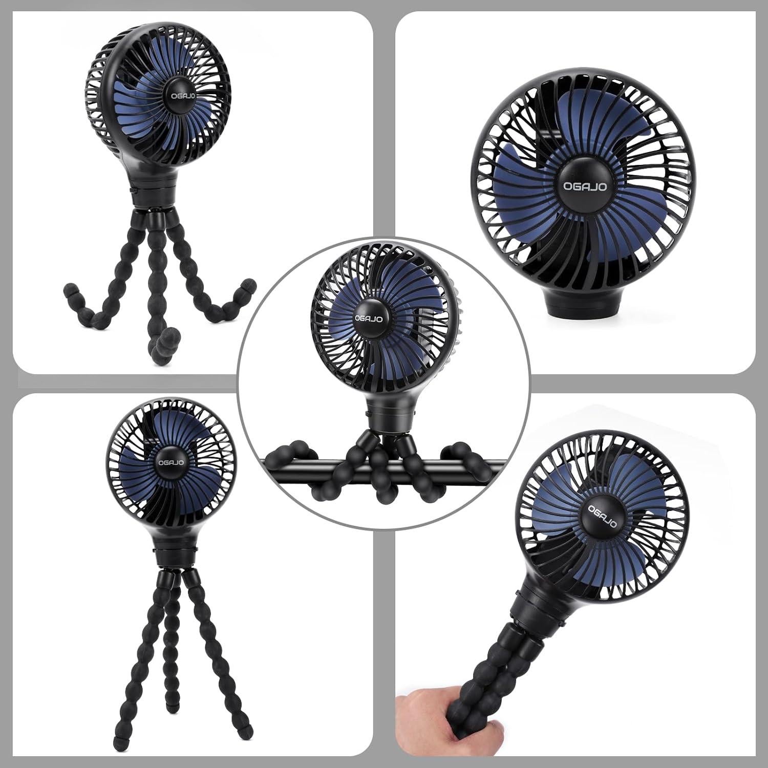 Ventilador Oscilante Automático Portátil Haomaomao H16 USB