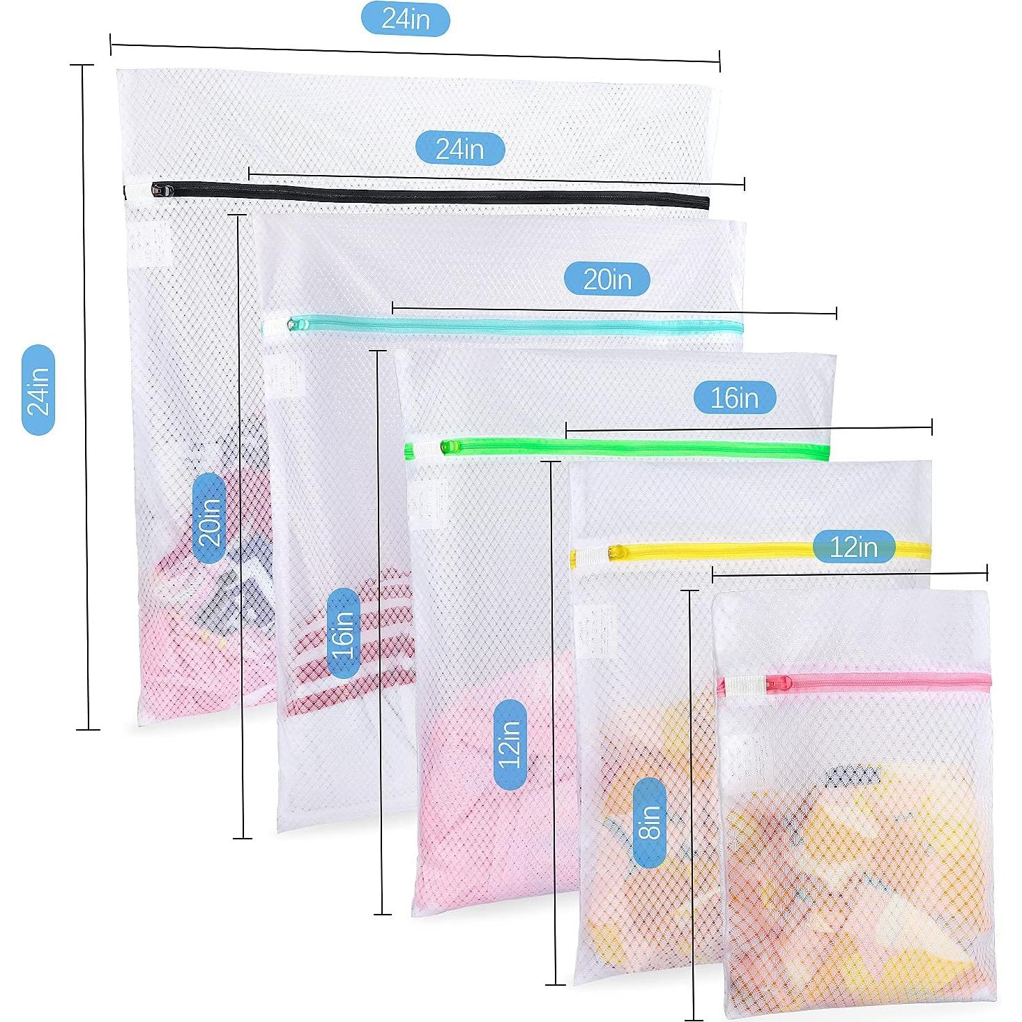 Bolsas de Lavandería GOGOODA 5 Piezas Malla Premium