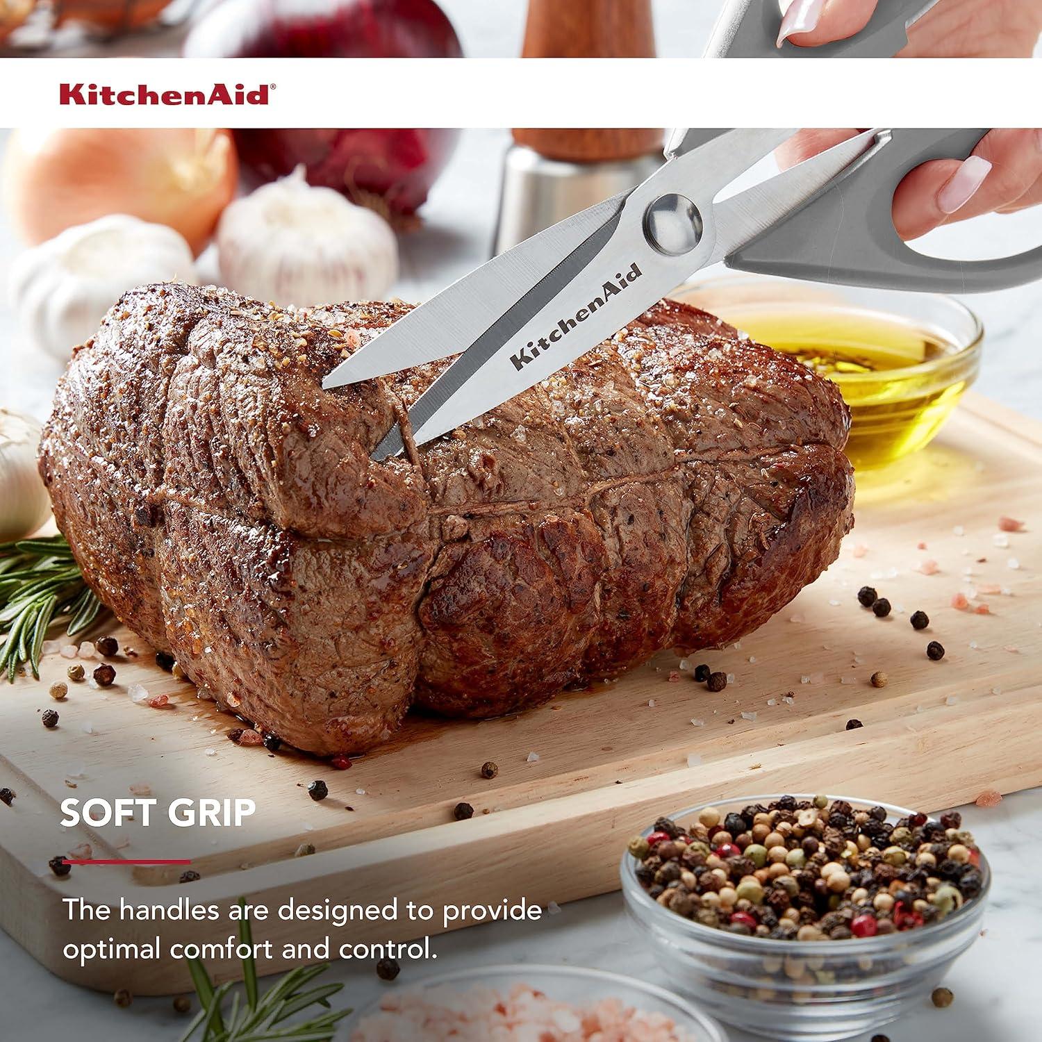 Tijeras de cocina KitchenAid 22.1 cm acero inoxidable gris