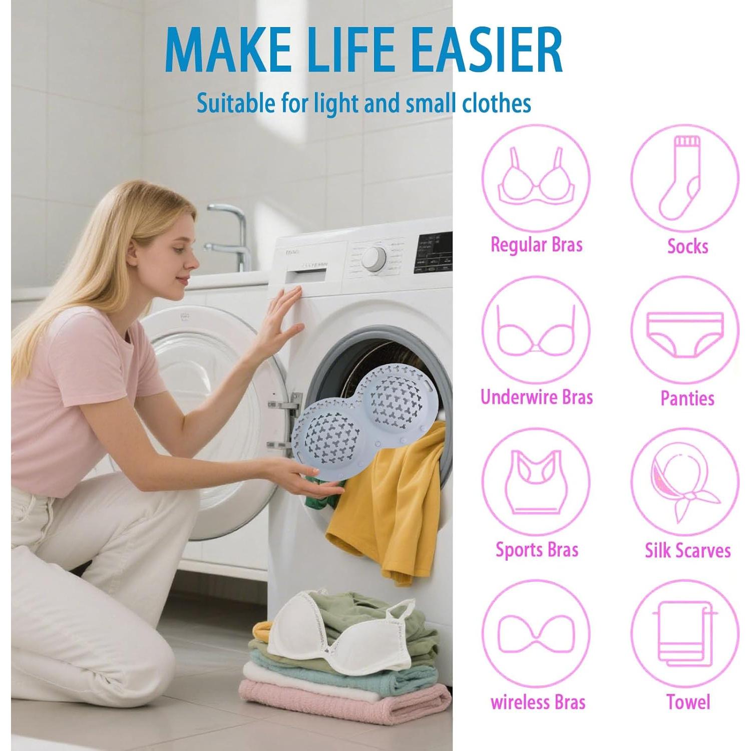 Bolsa de Lavado de Sujetadores Chooseyo Gris 35.5x20.3cm