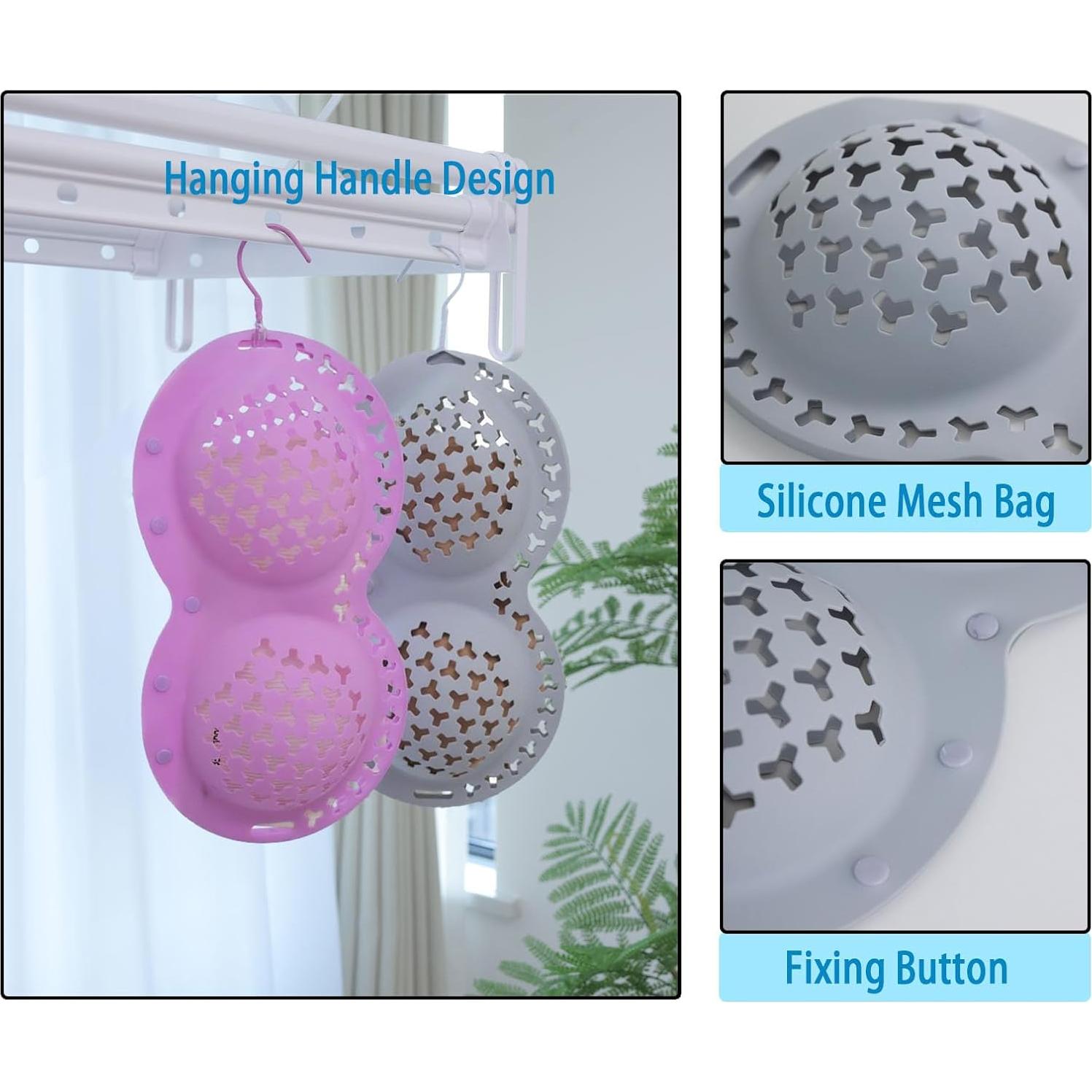 Bolsa de Lavado de Sujetadores Chooseyo Gris 35.5x20.3cm